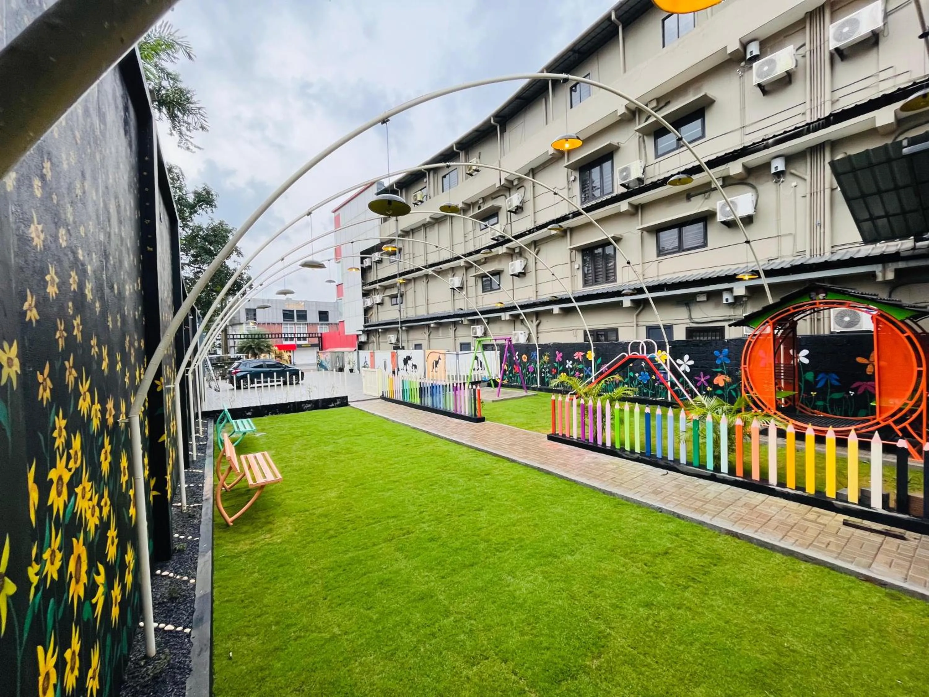 Children play ground in Royal Plaza Wayanad
