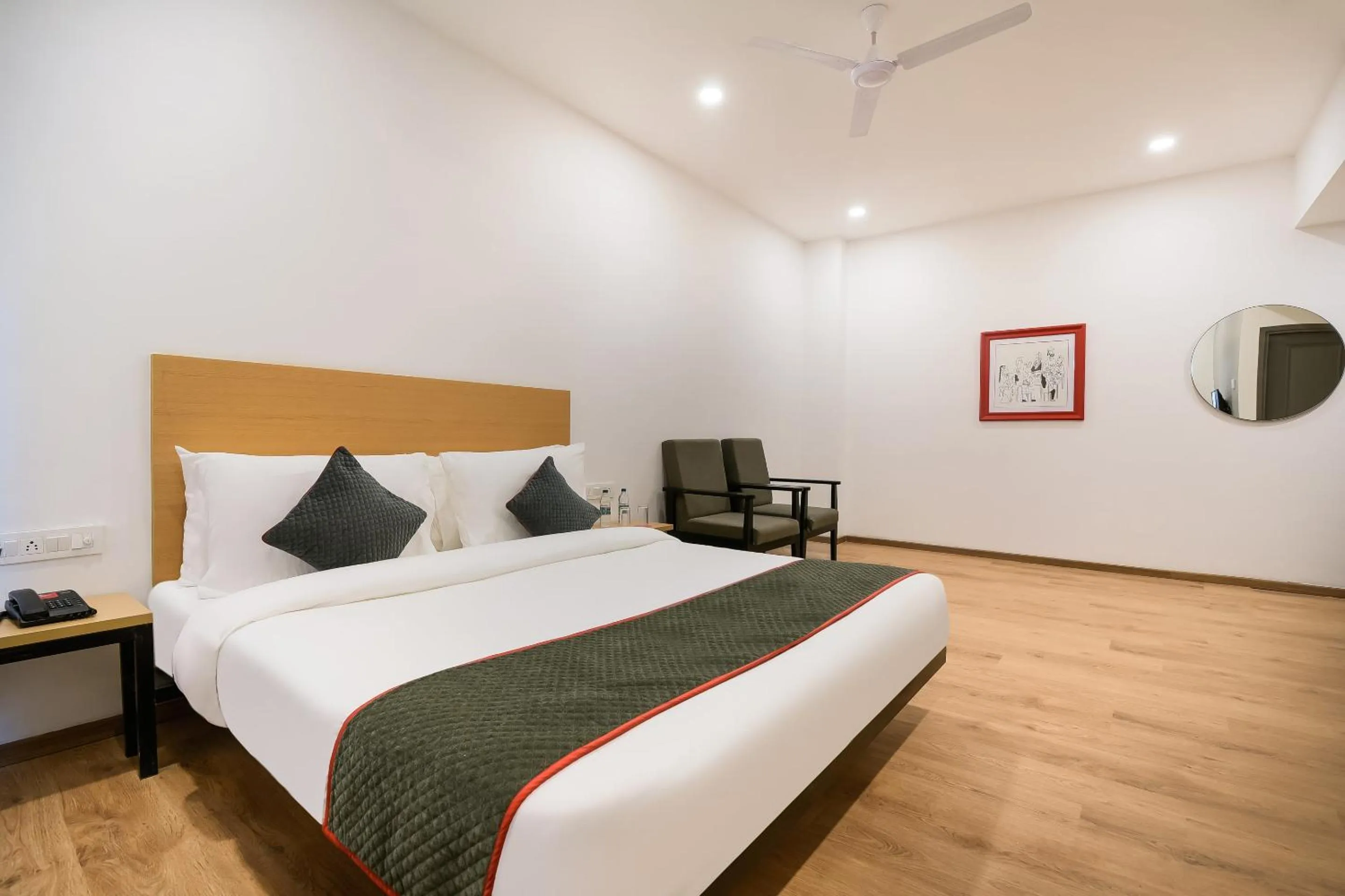 Lobby or reception, Bed in Townhouse The Awadh Airport