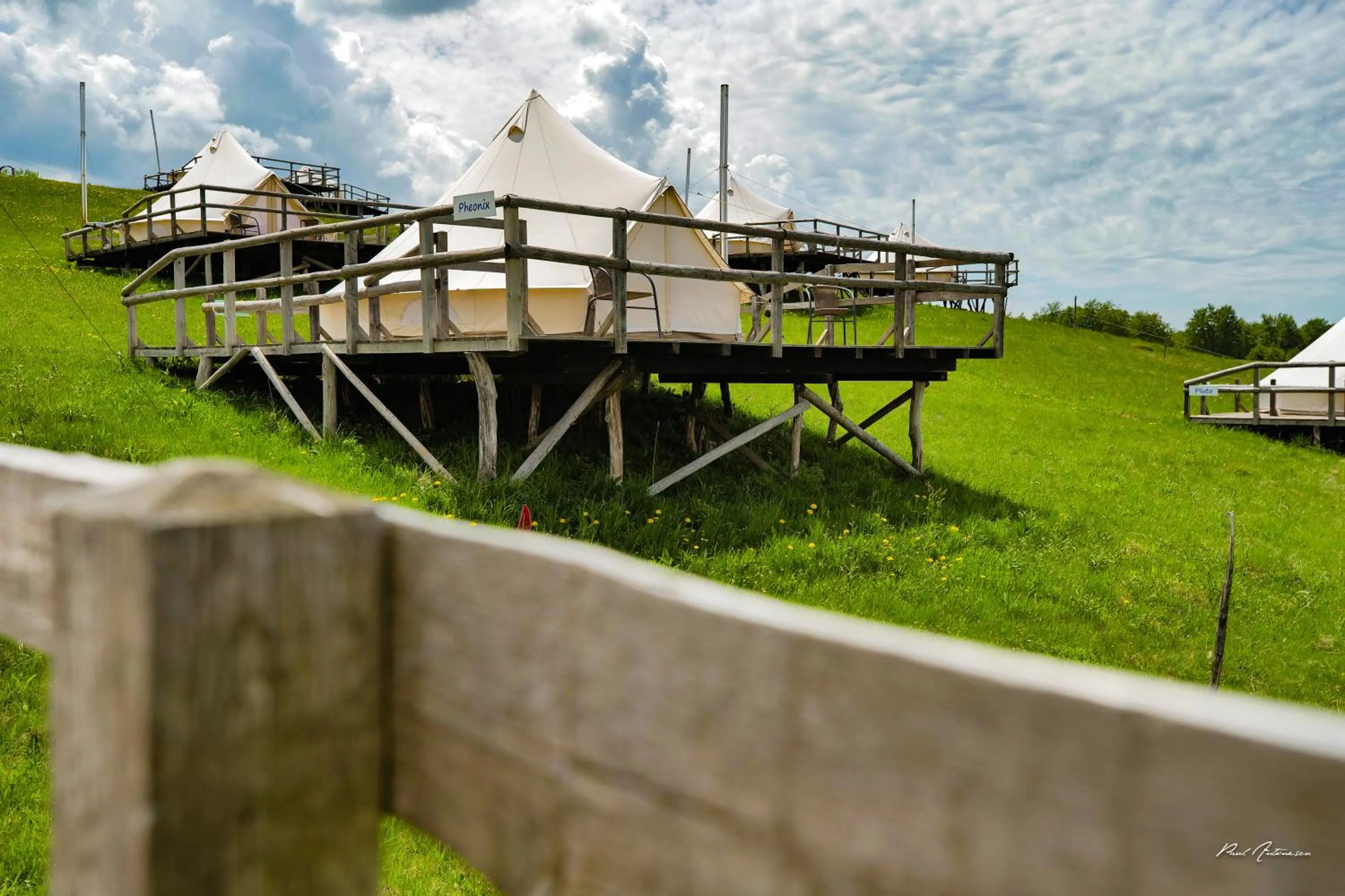 Spring in Ursa Mica Glamping Resort