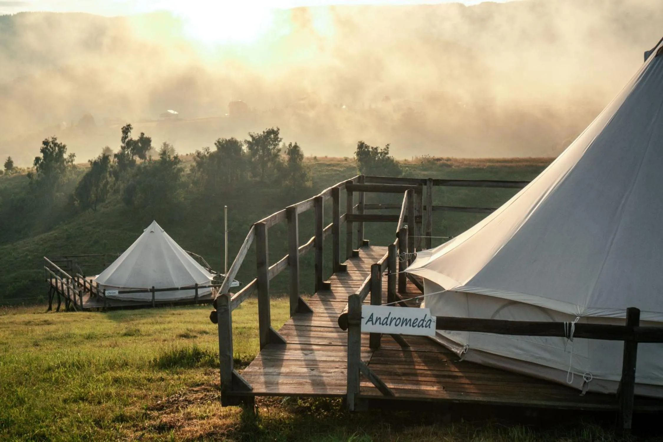 Natural landscape in Ursa Mica Glamping Resort