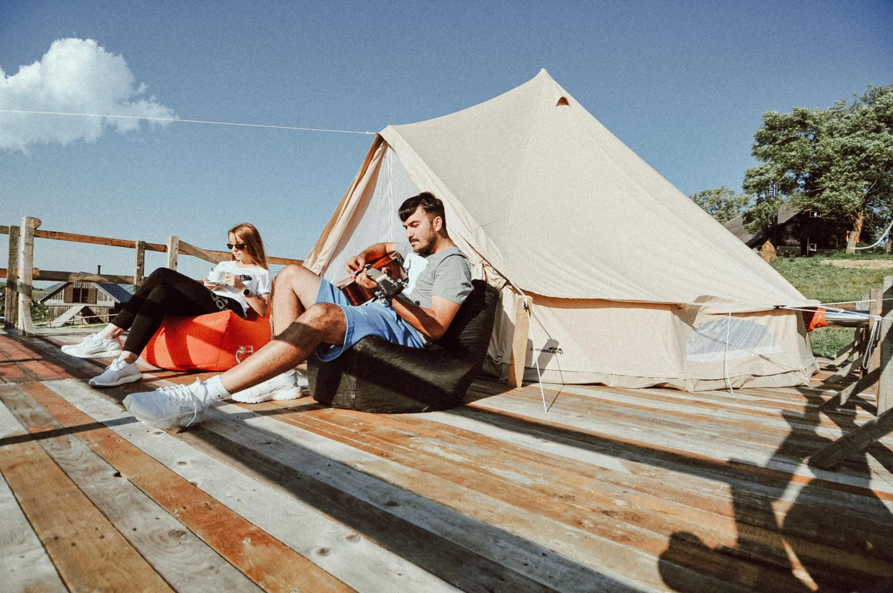 Balcony/Terrace in Ursa Mica Glamping Resort