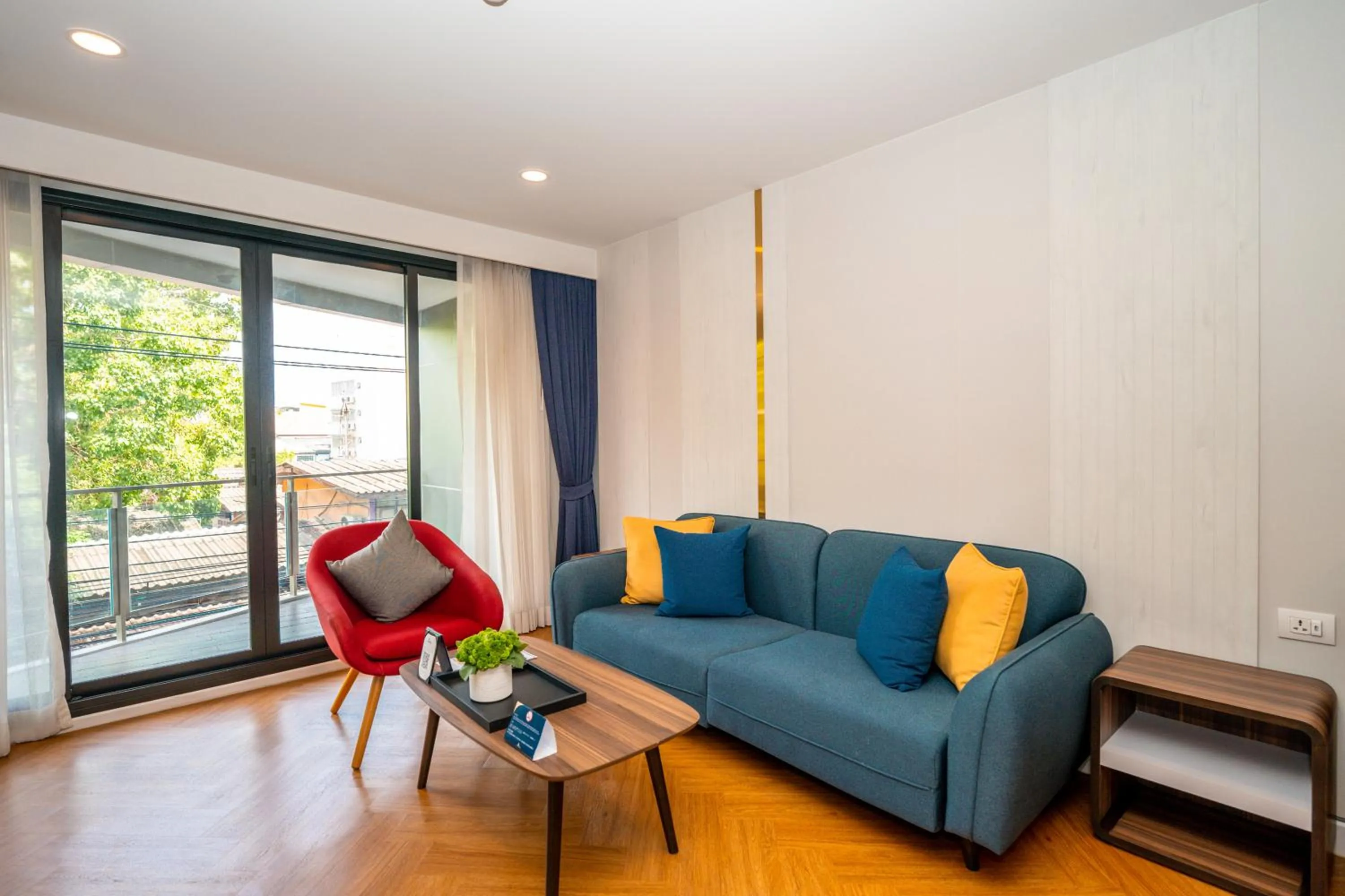 Living room in Amanta Hotel & Residence Sathorn