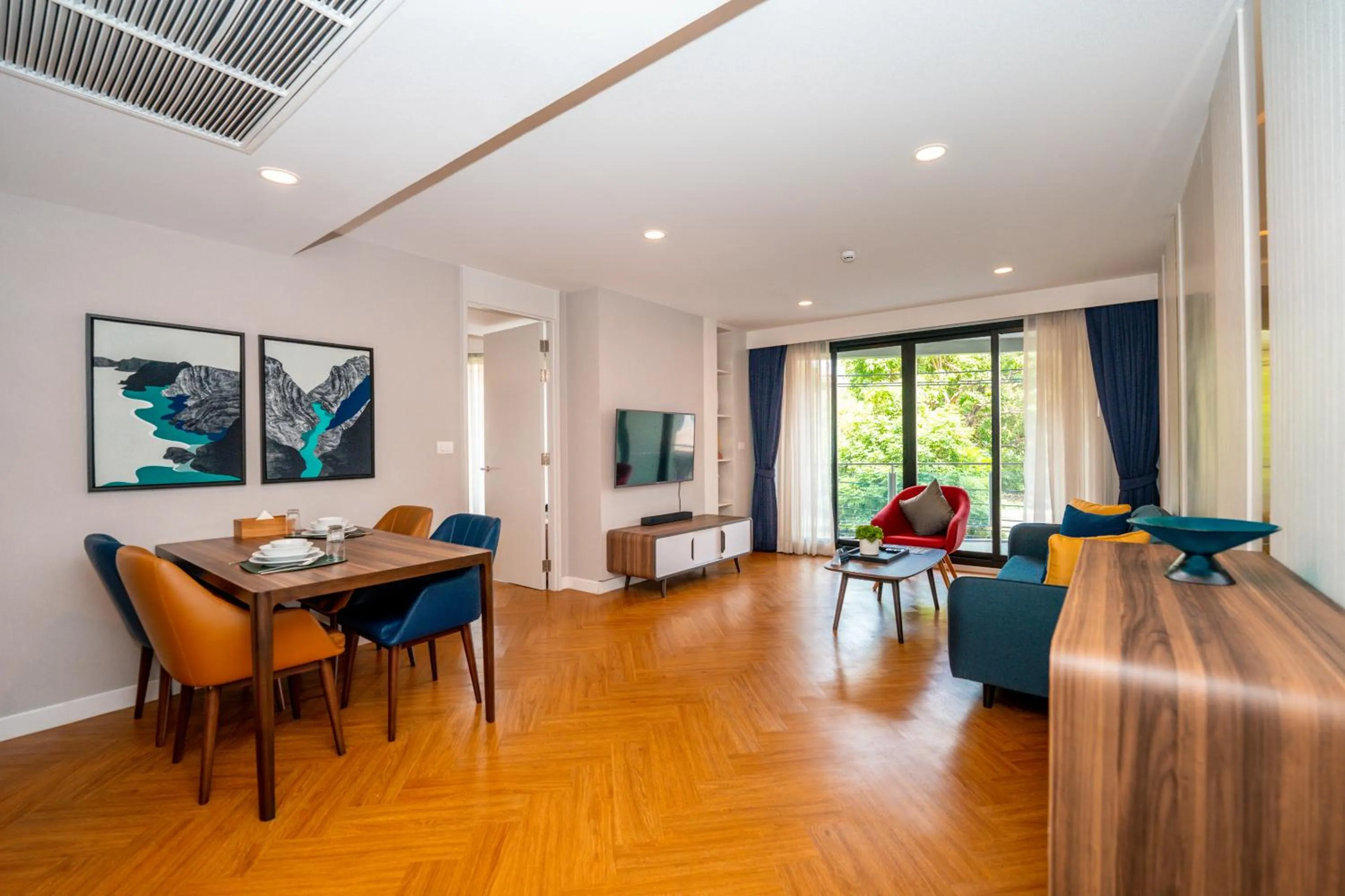 Living room in Amanta Hotel & Residence Sathorn