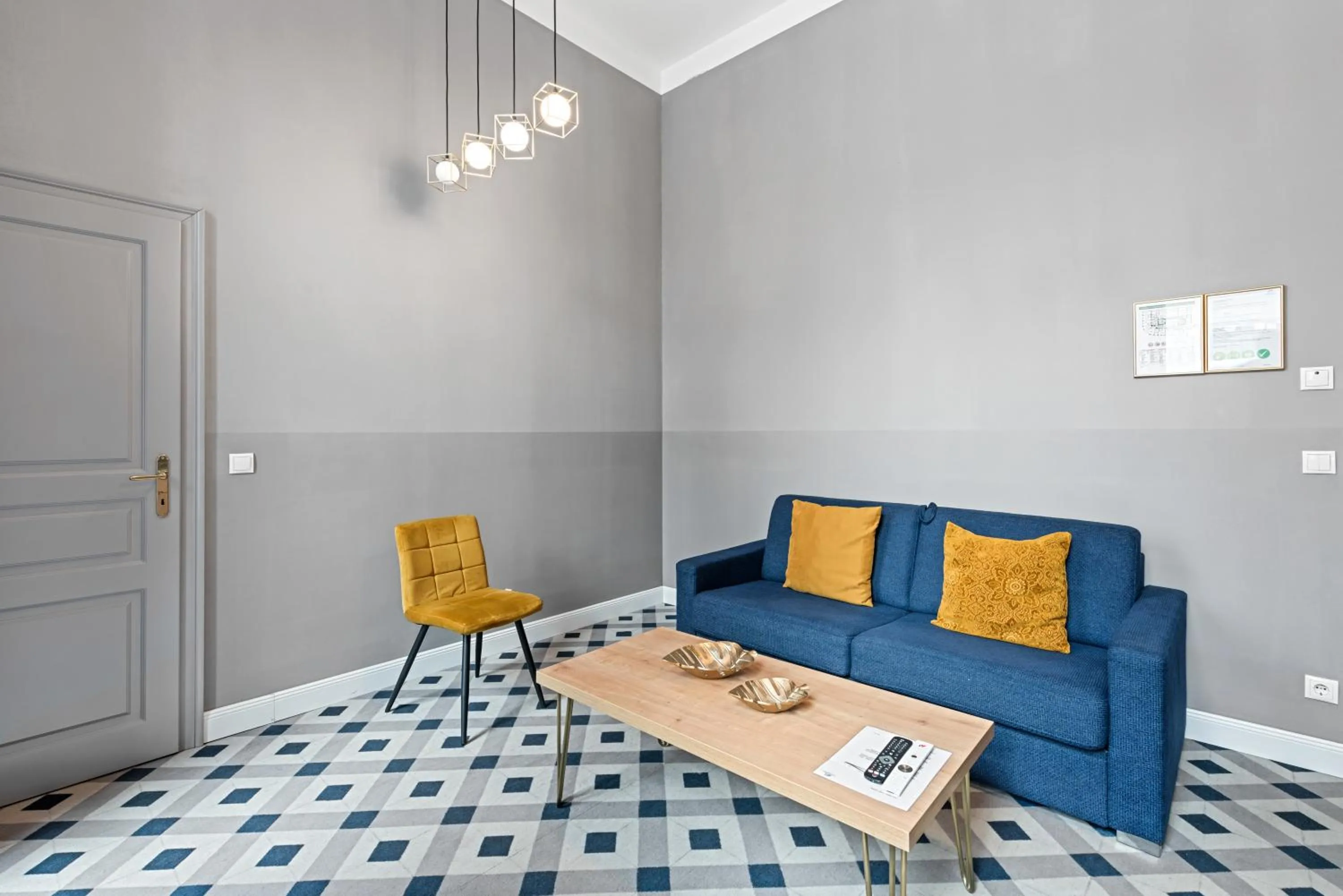 Seating area in KH Opera Apartments