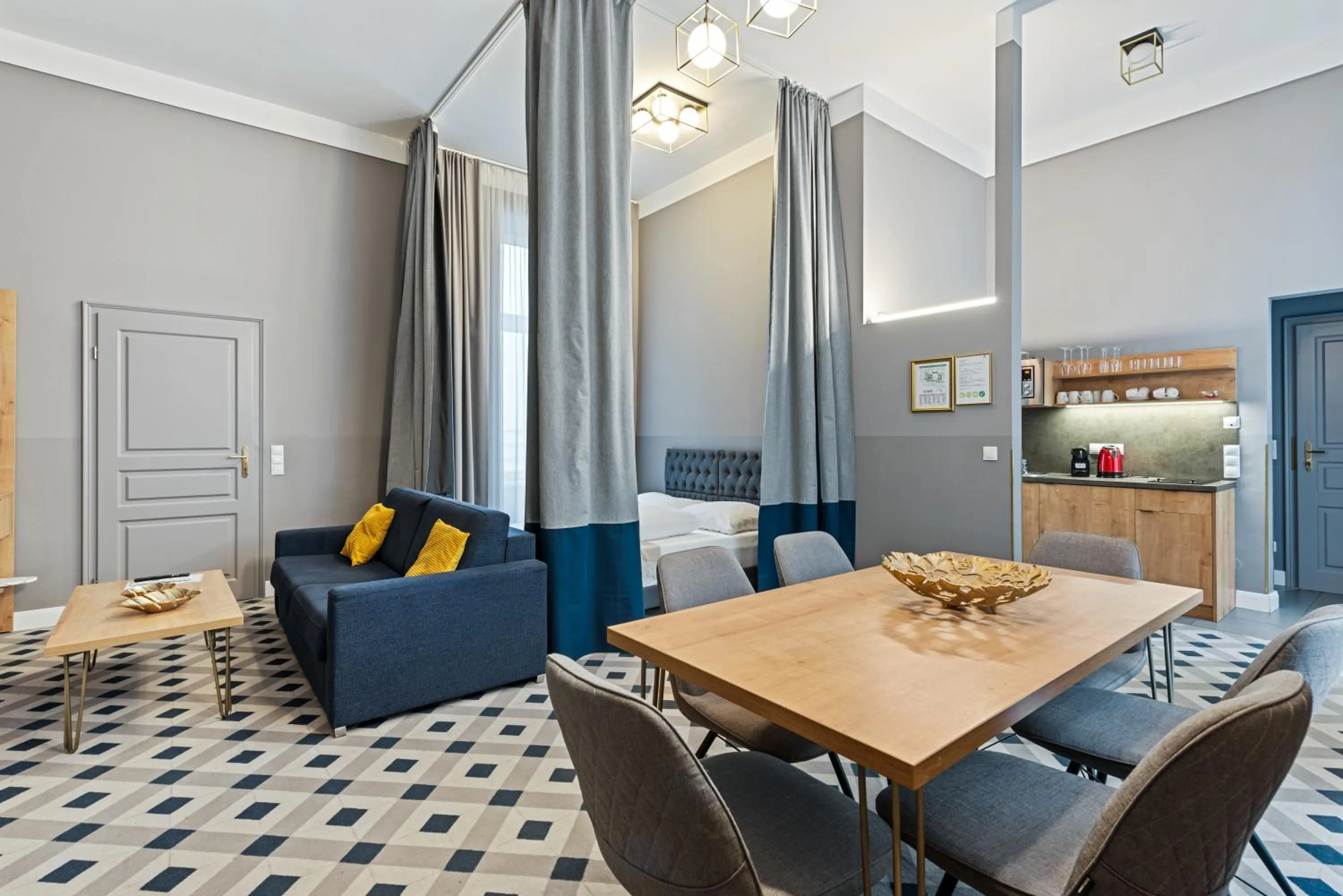 Dining area in KH Opera Apartments