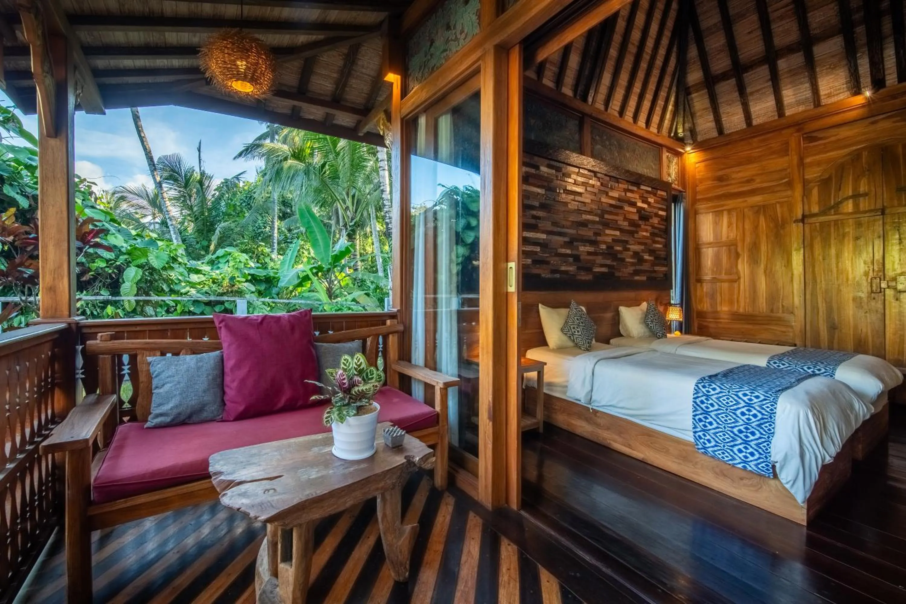 Balcony/Terrace, Bed in Parvati Retreat Villas