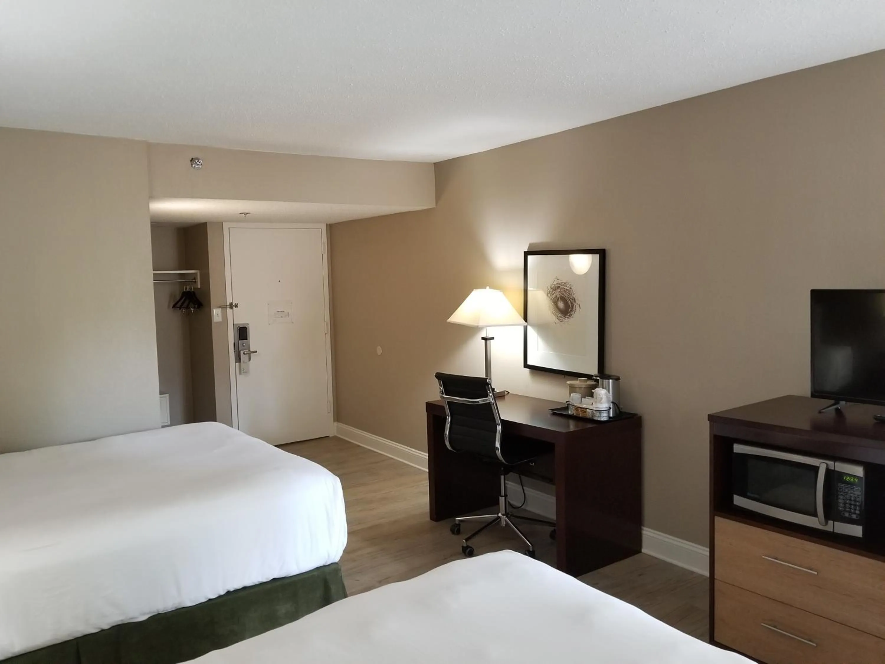 Bed, TV/Entertainment Center in Stayable Select Gainesville