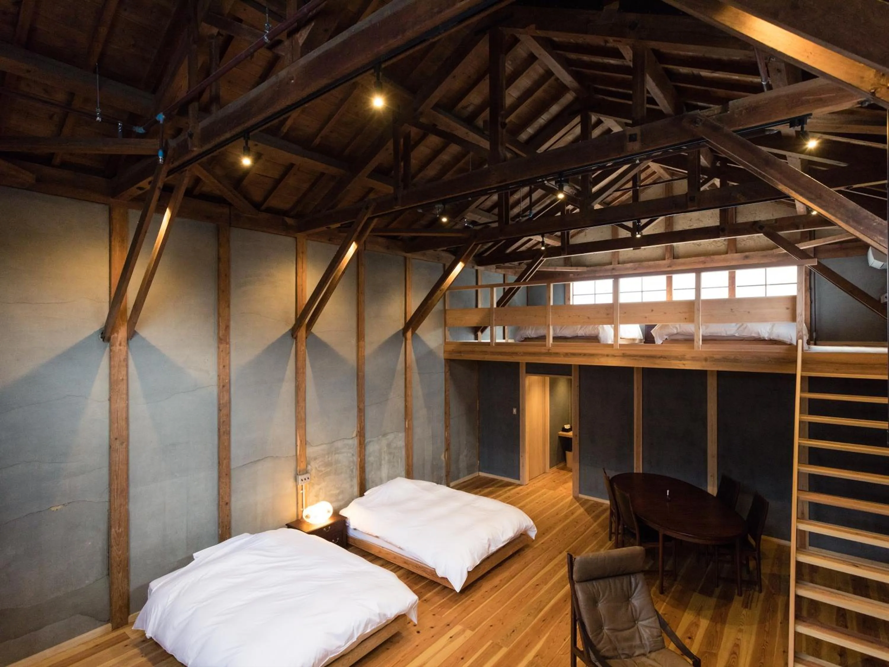 Photo of the whole room, Bed in Nipponia Izumo Hirata Cotton Road
