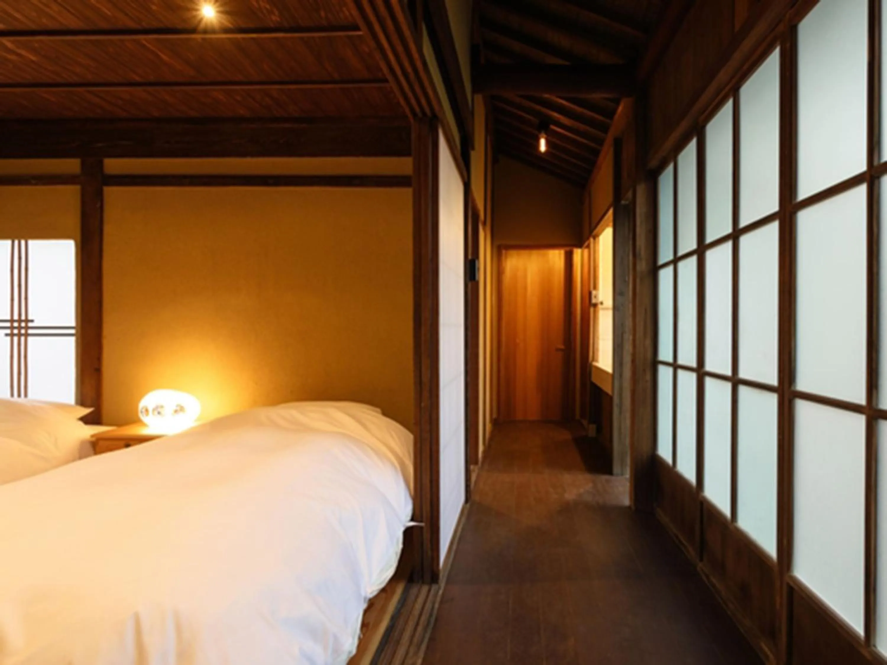Photo of the whole room, Bed in Nipponia Izumo Hirata Cotton Road