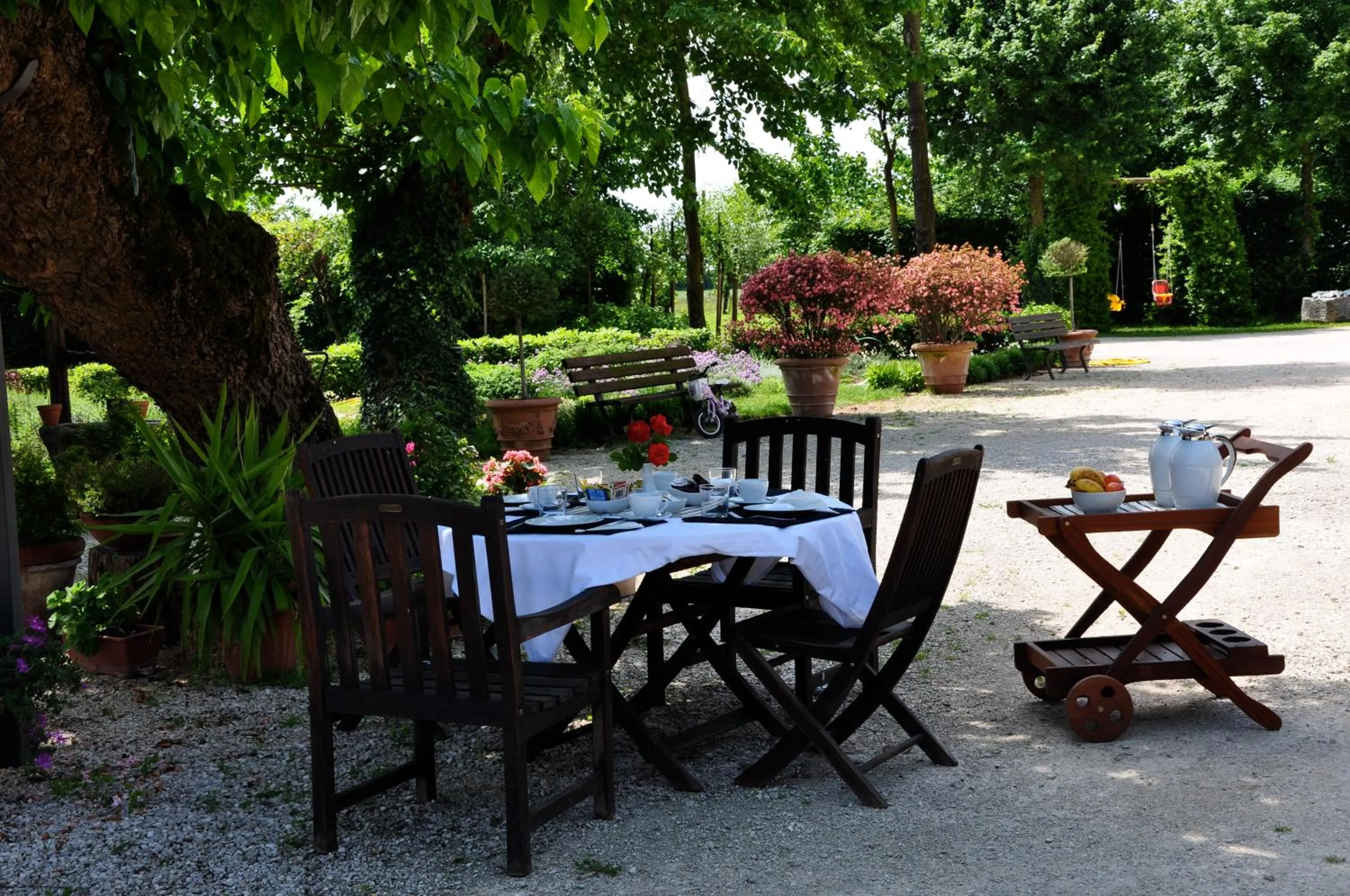 Patio in B&B Ca' Cinel Asolo