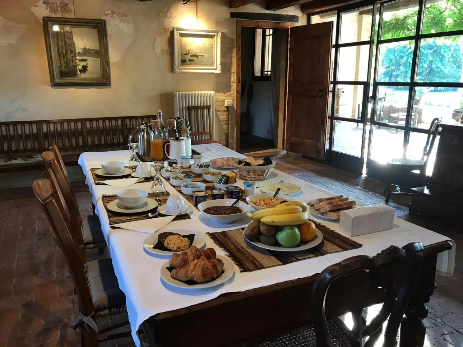 Food and drinks in B&B Ca' Cinel Asolo