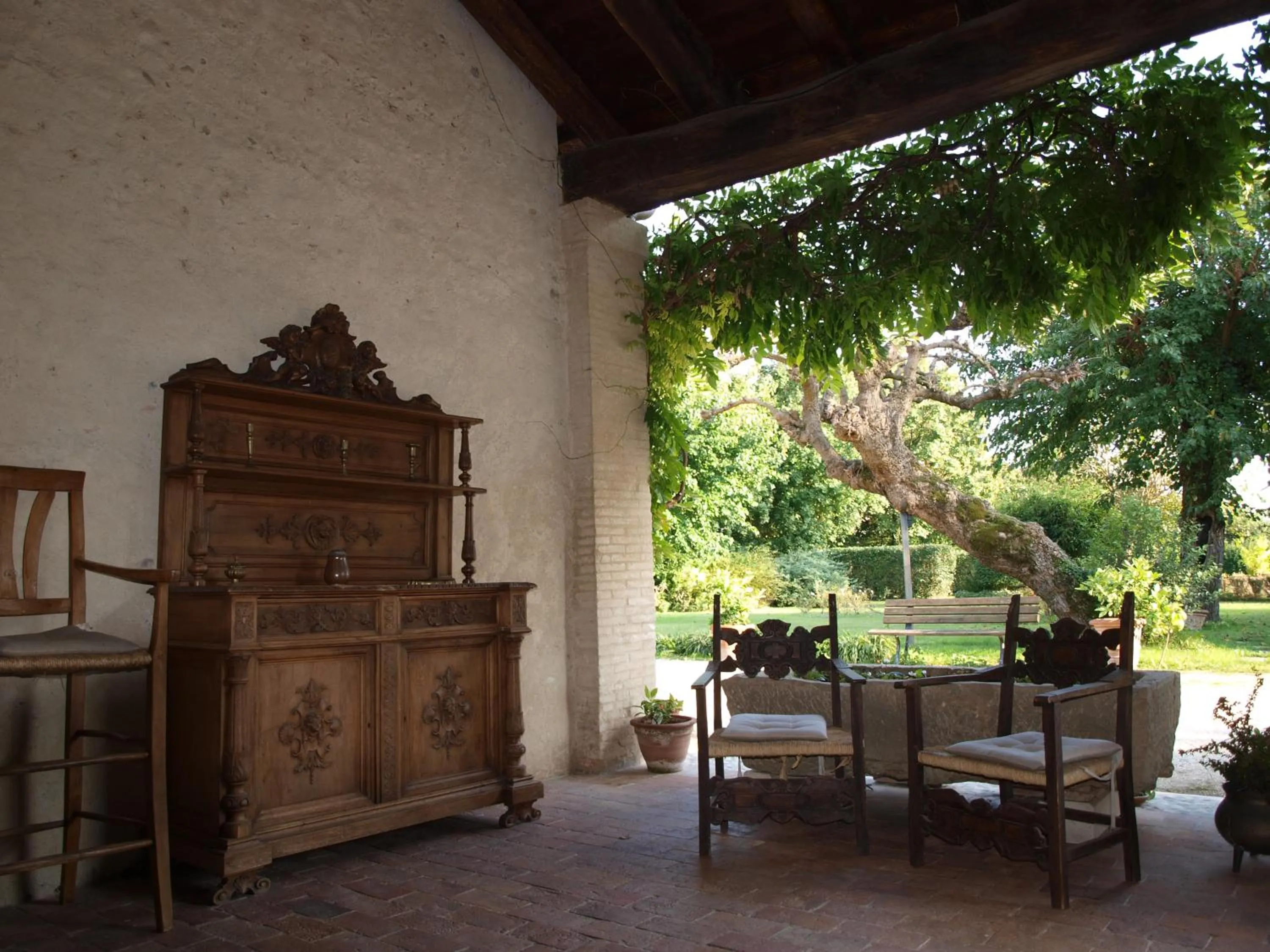 Patio in B&B Ca' Cinel Asolo