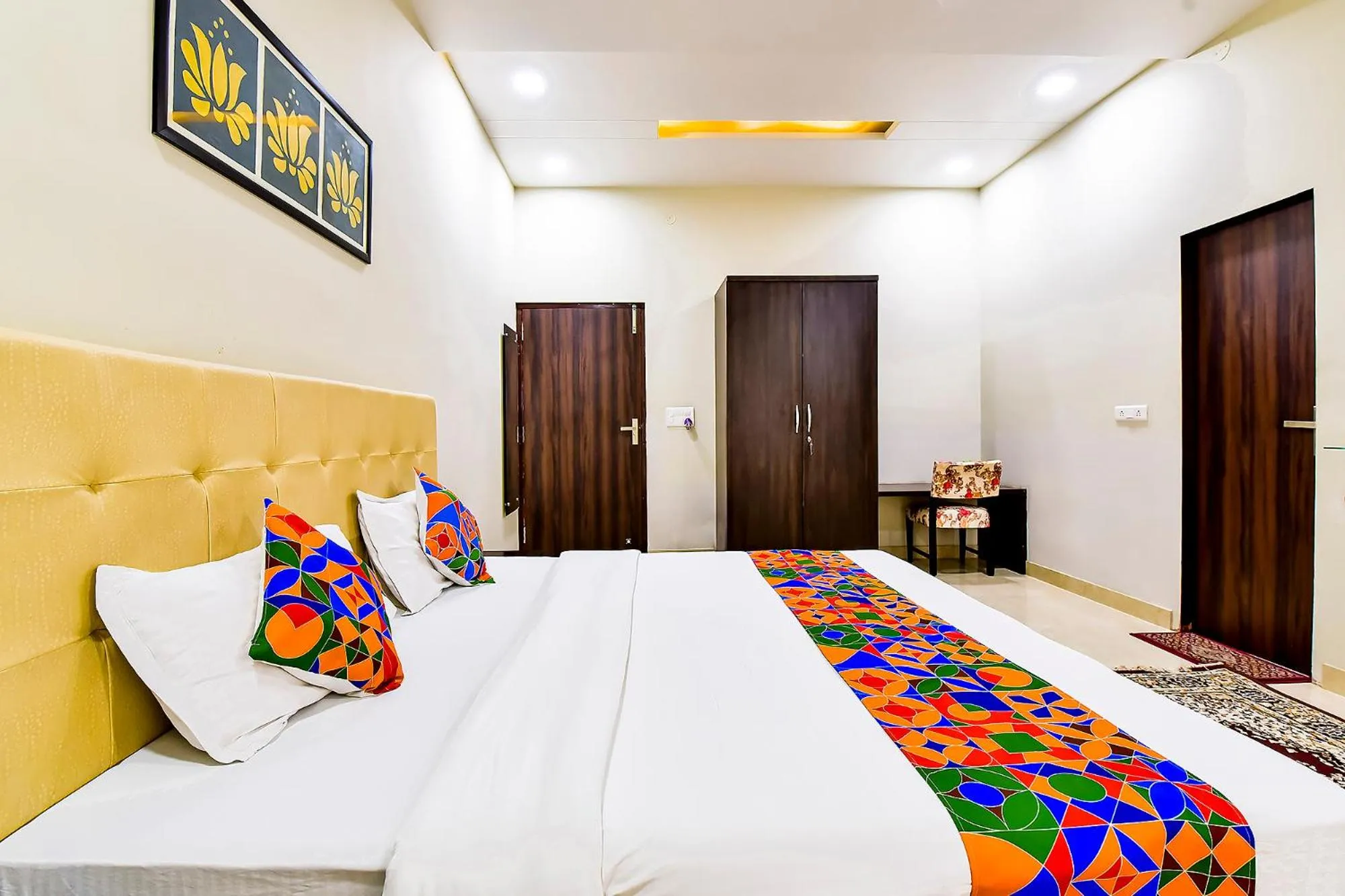 Bed in FabHotel The Castle Homestay