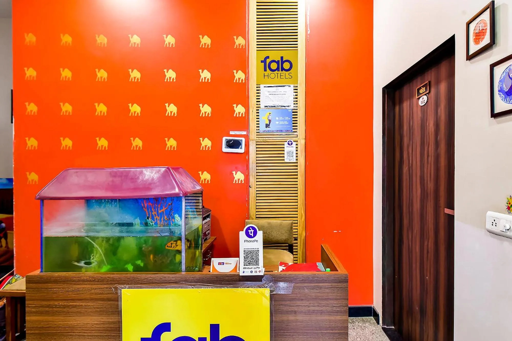 Lobby or reception in FabHotel The Castle Homestay