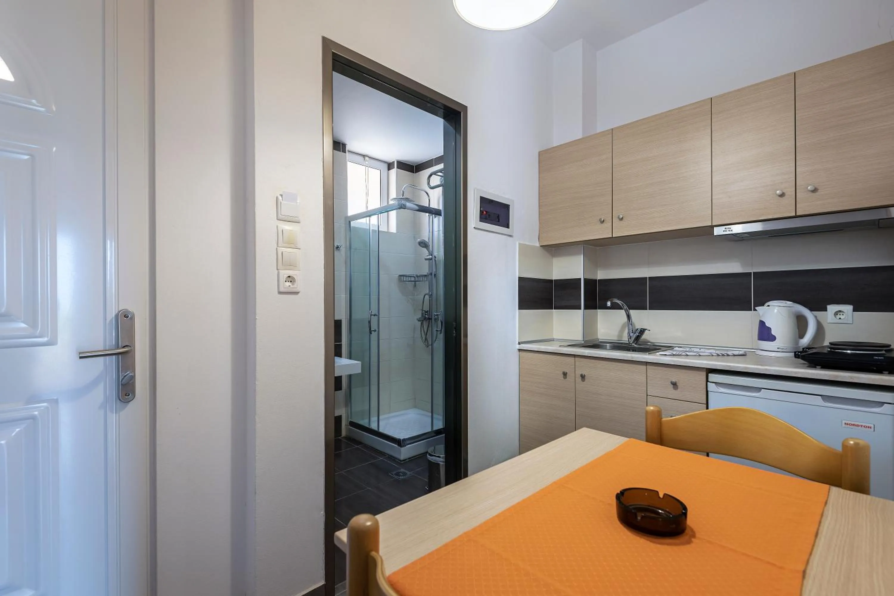 Kitchen or kitchenette in Cirillo Family Hotel-Christinas Studios