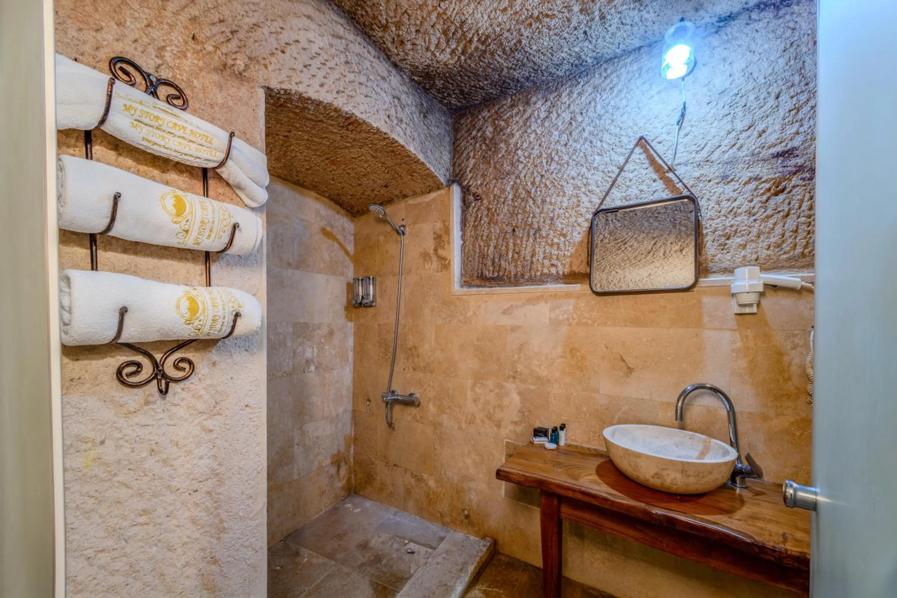 Bathroom in My Story Cave Hotel