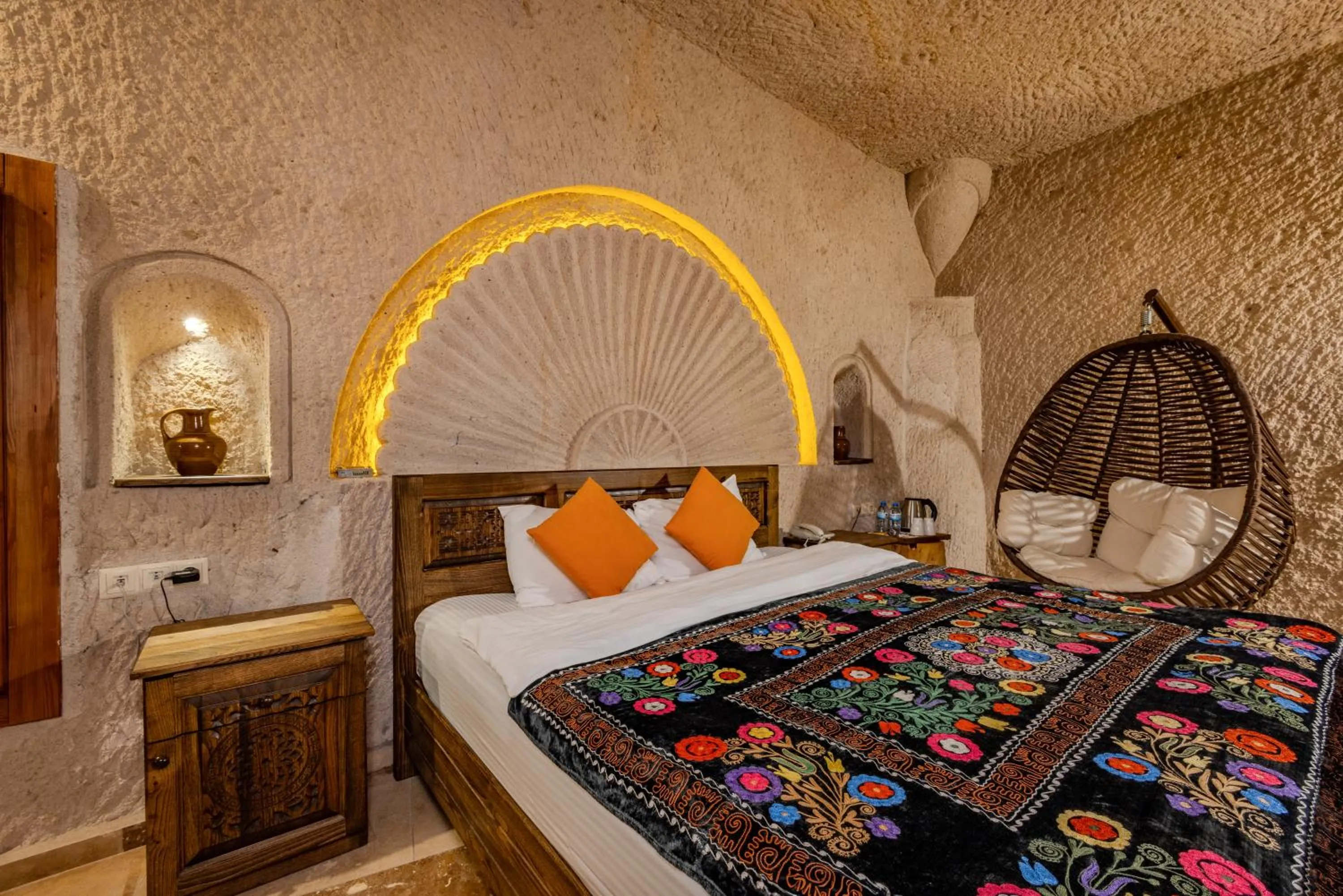 Bed in My Story Cave Hotel