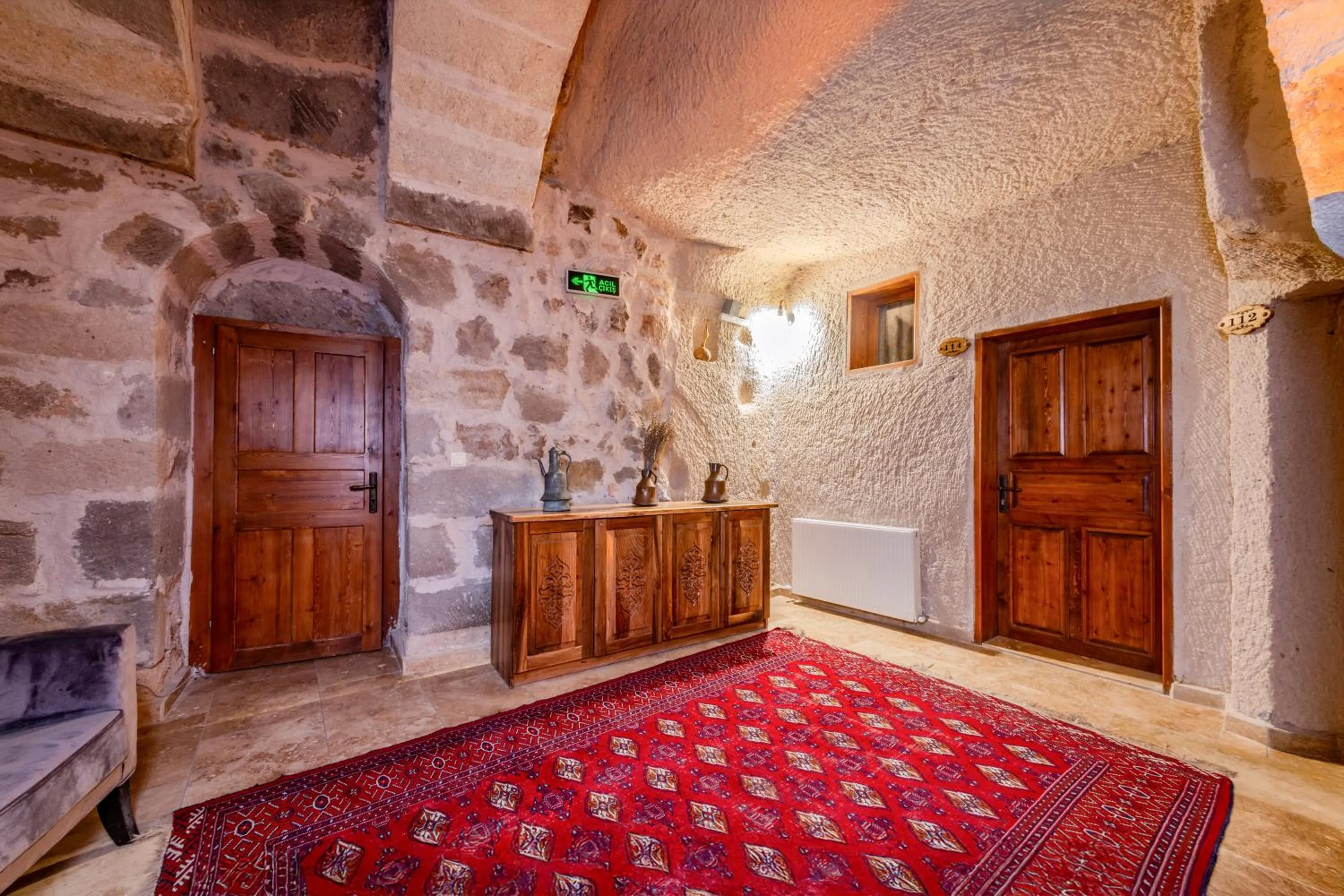 Seating area in My Story Cave Hotel