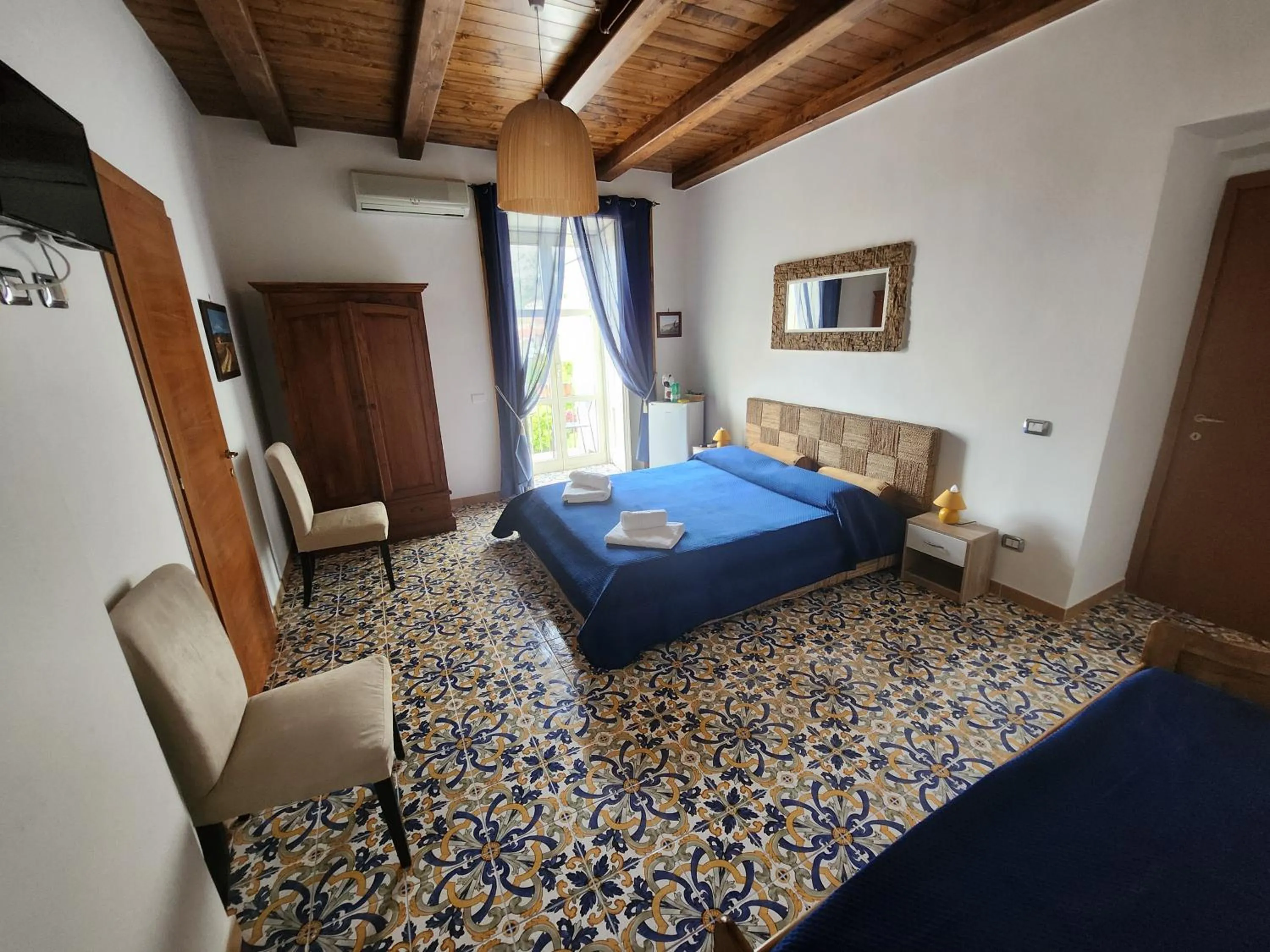 Bed in La Pennichella Sorrentina Relais