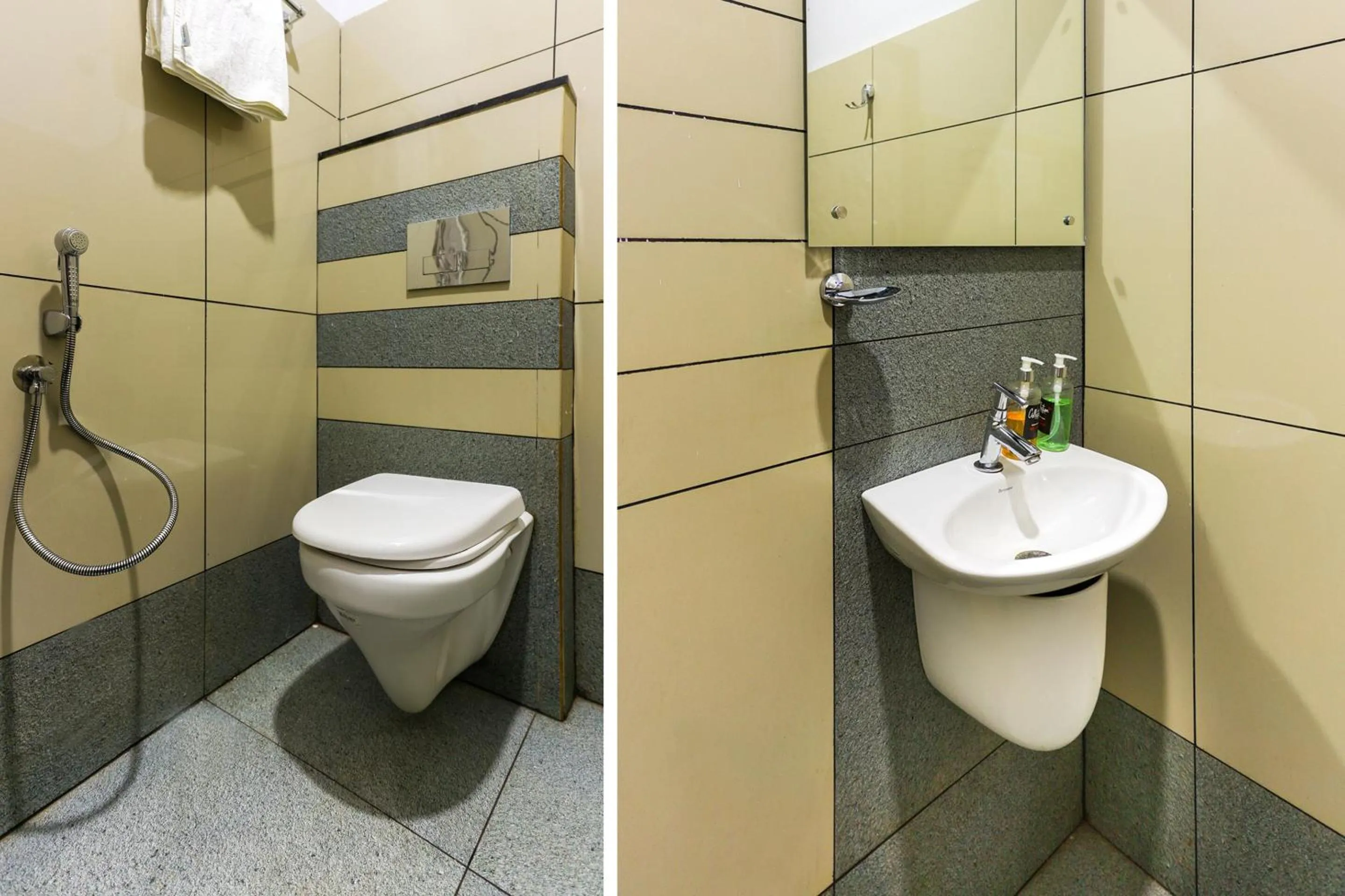 Bathroom in Collection O Marhaba Govindapuram