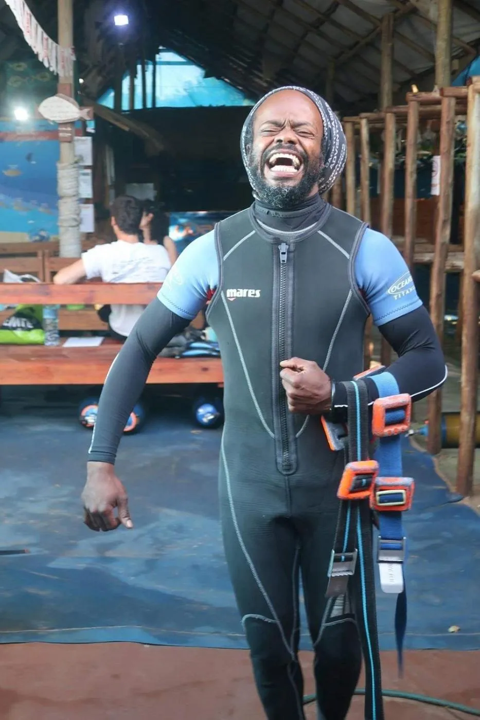 Staff in Underwater Explorer