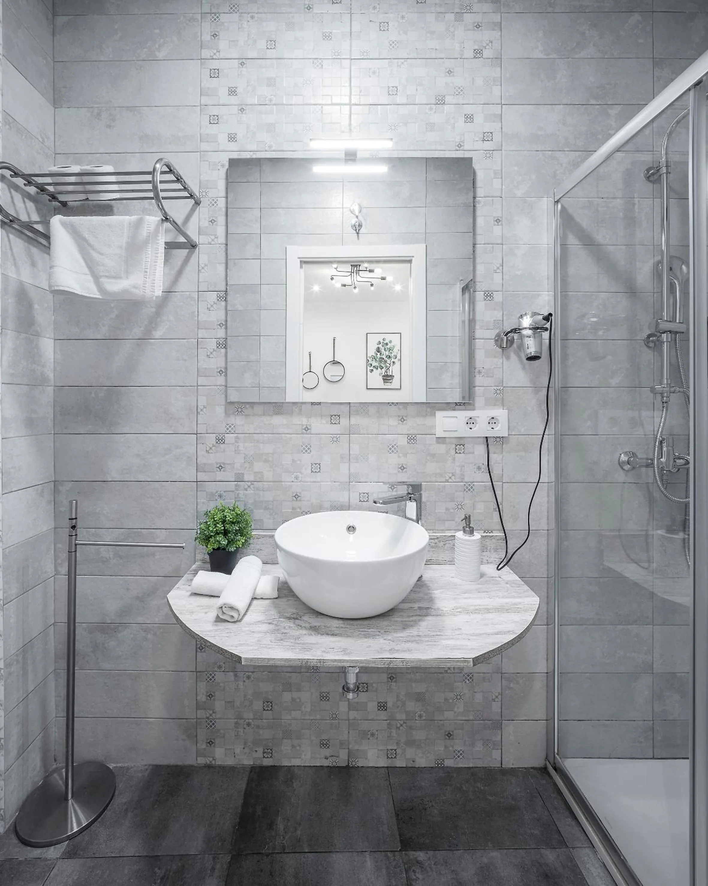 Bathroom in Apartamentos Gladiador