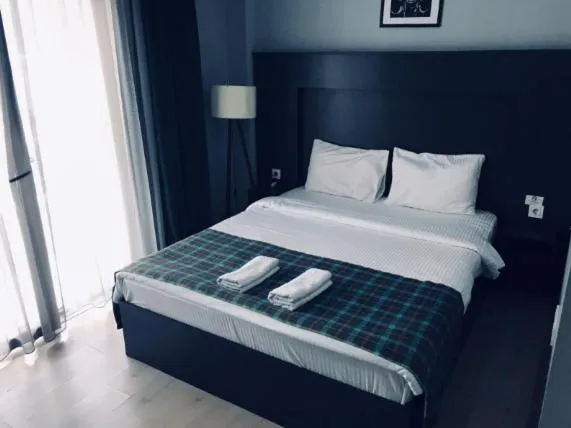 Bedroom, Bed in OTTO LOFT Premium Apartments