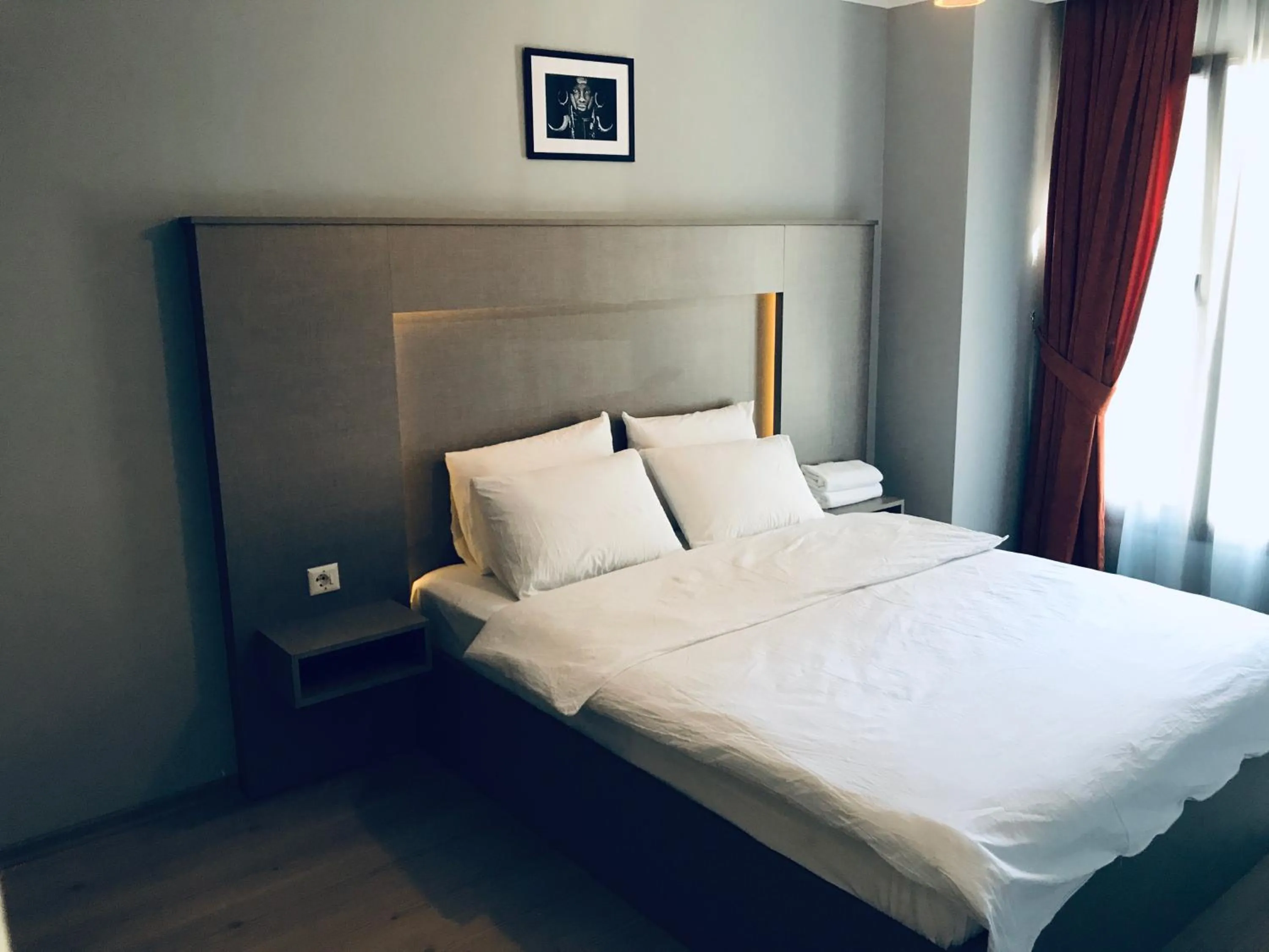 Bed in OTTO LOFT Premium Apartments