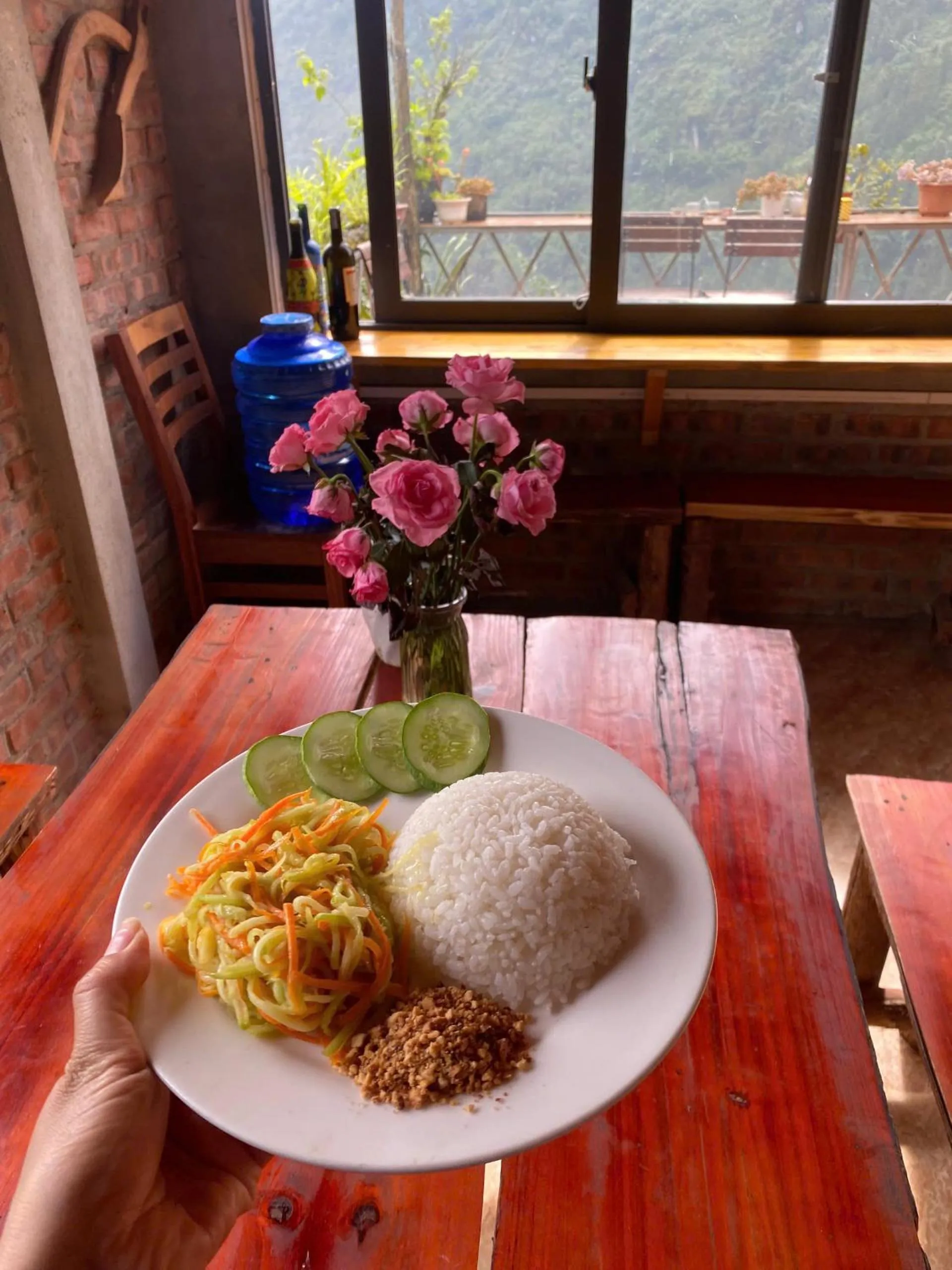 Breakfast in The Link farmstay