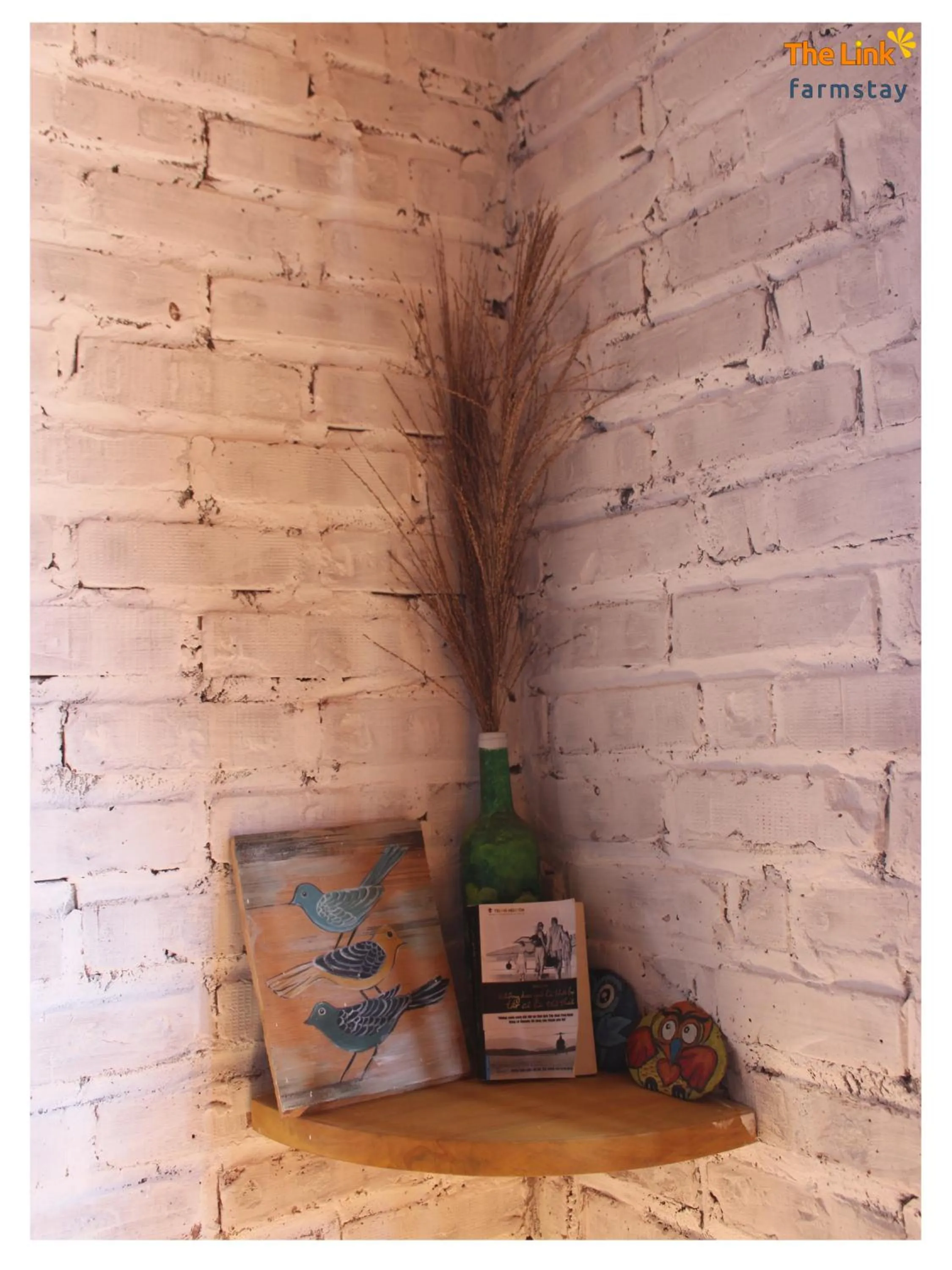 Decorative detail in The Link farmstay