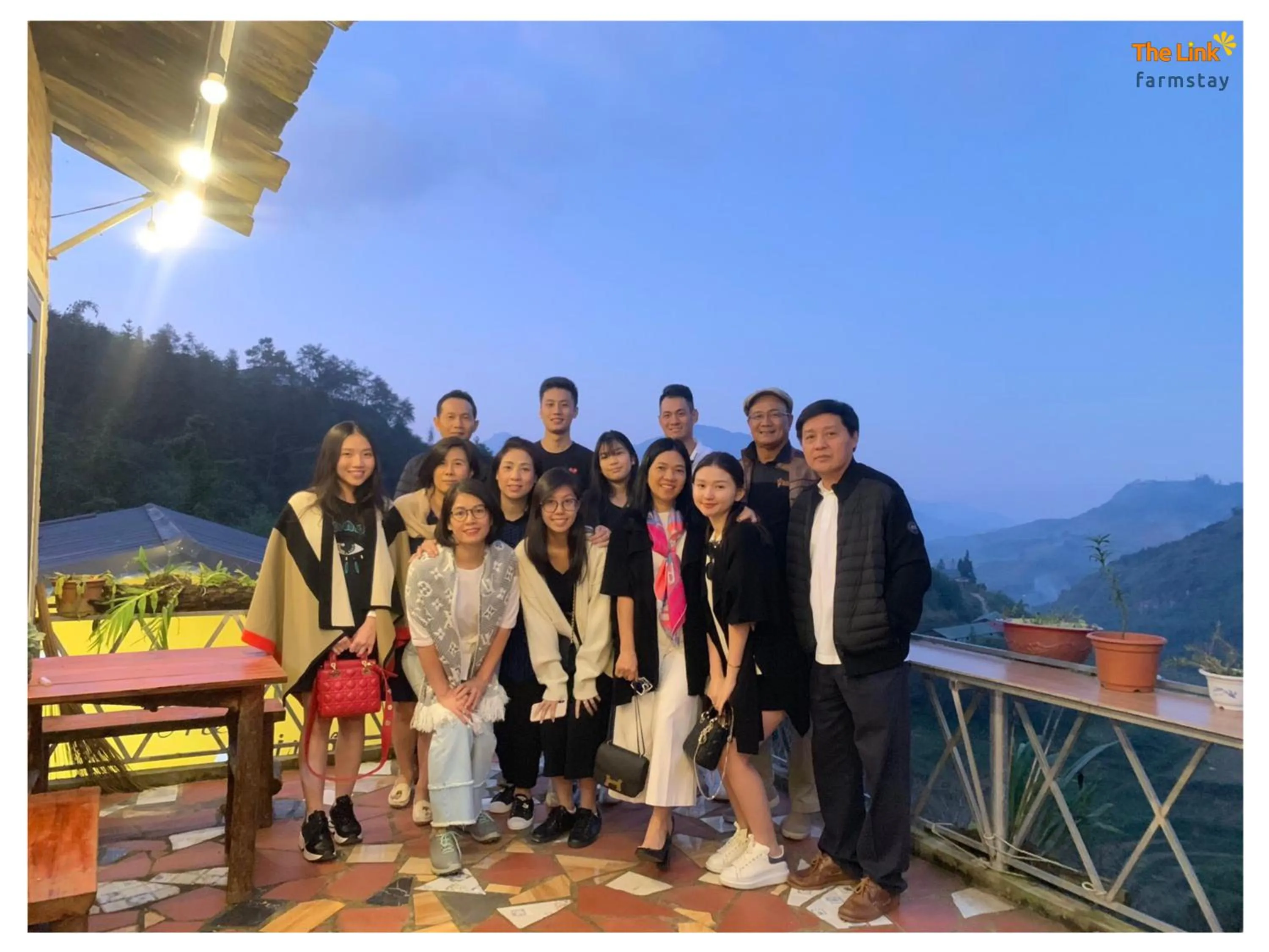 People in The Link farmstay