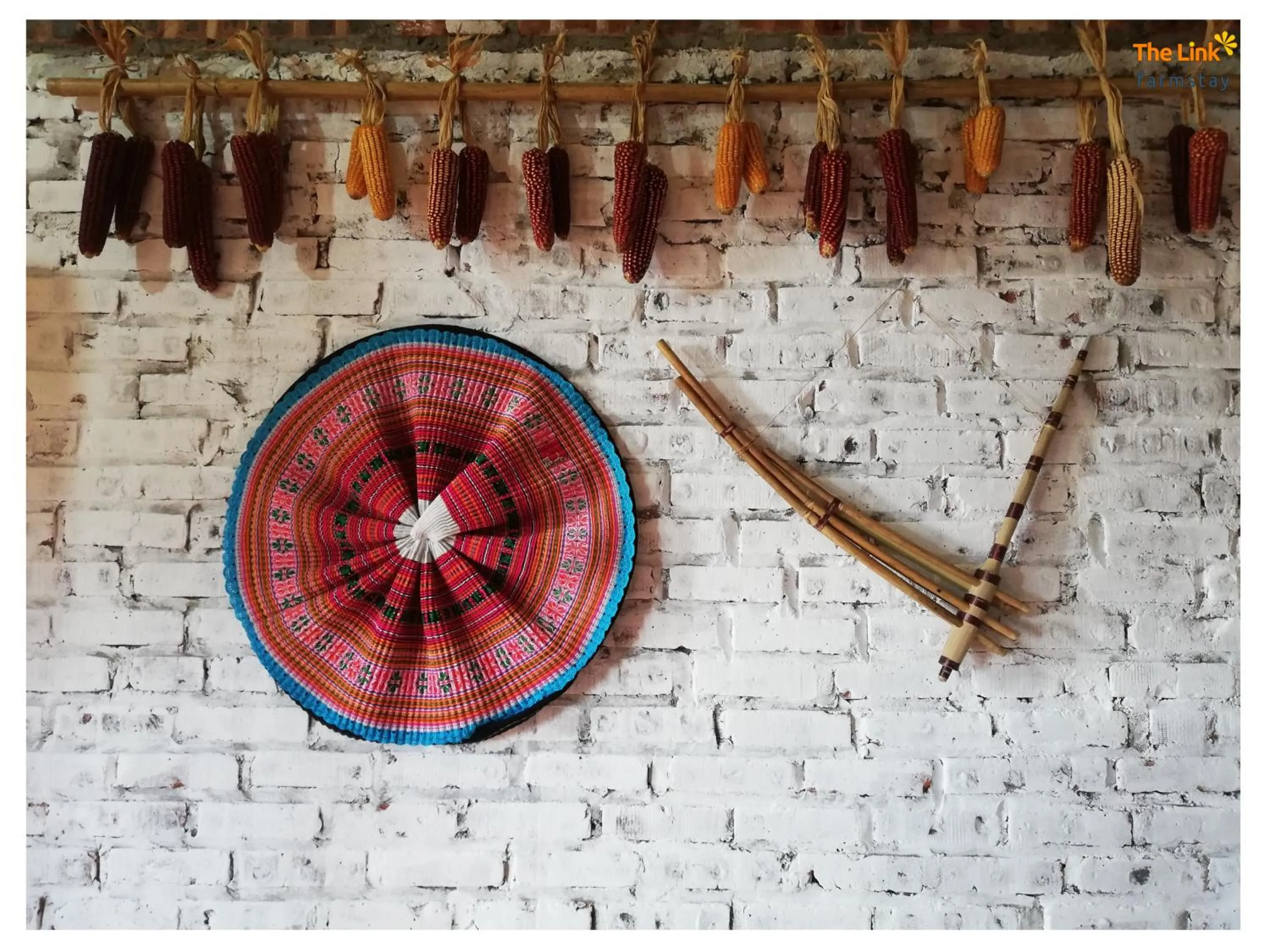 Decorative detail in The Link farmstay