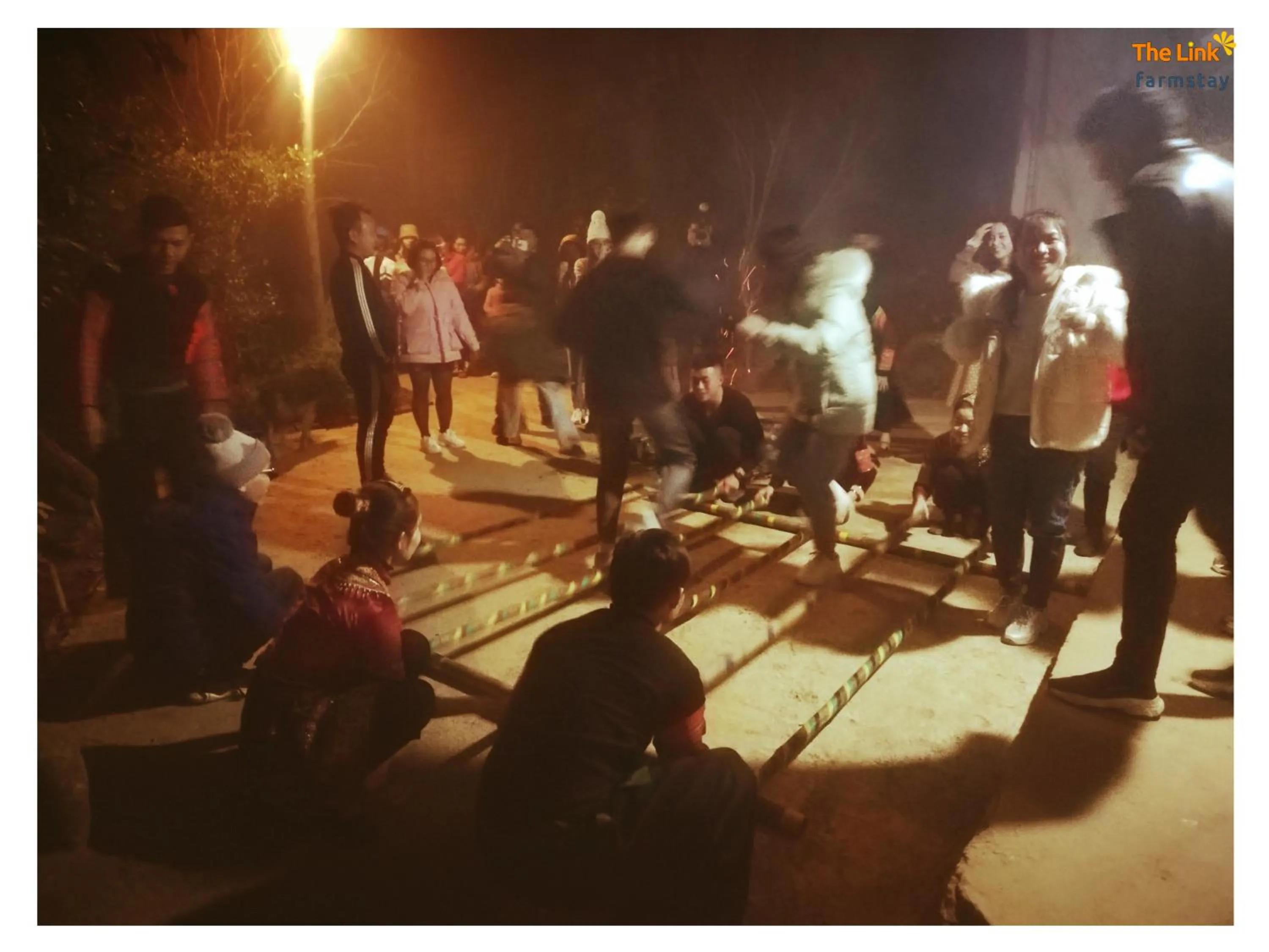 People in The Link farmstay