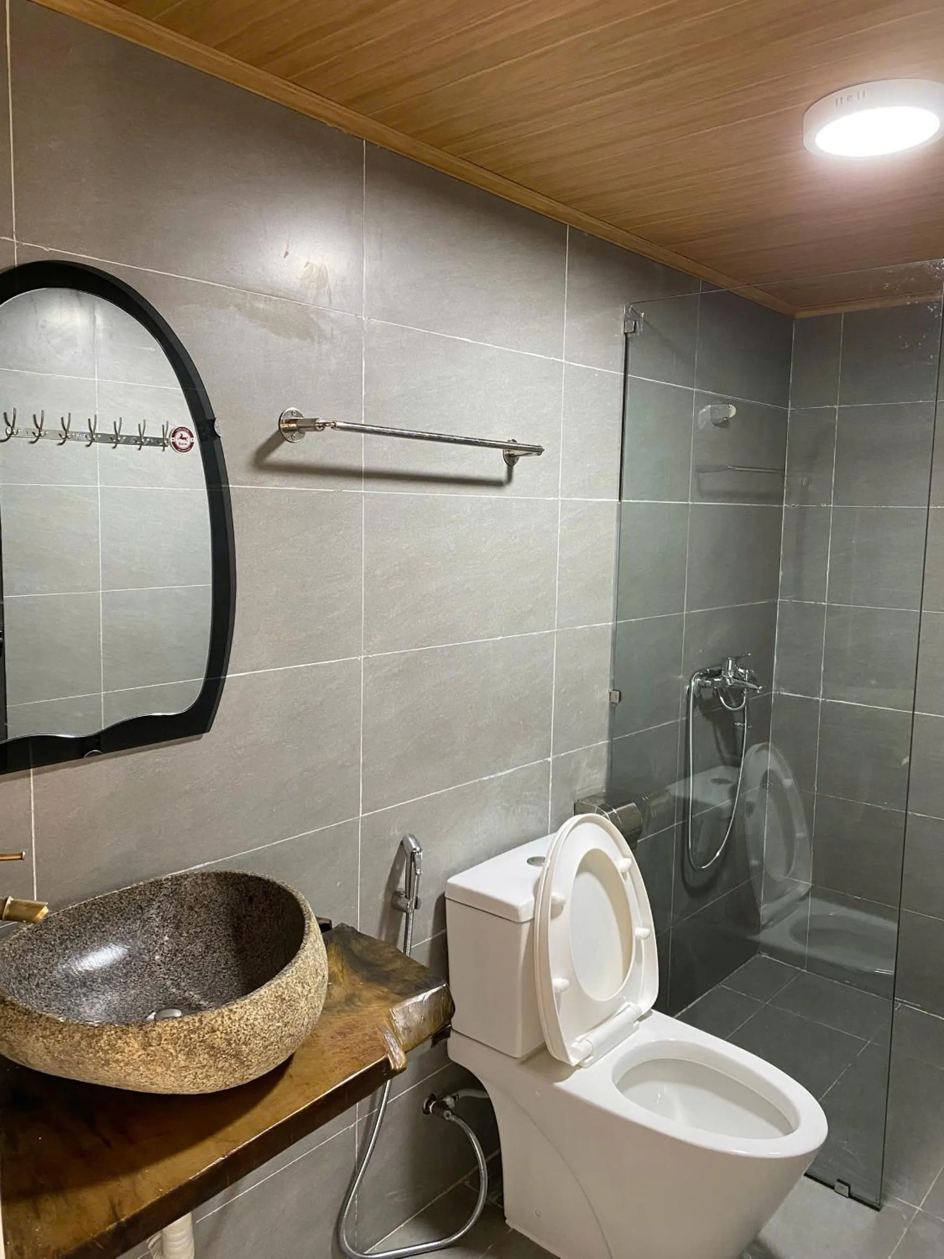 Shower in The Link farmstay