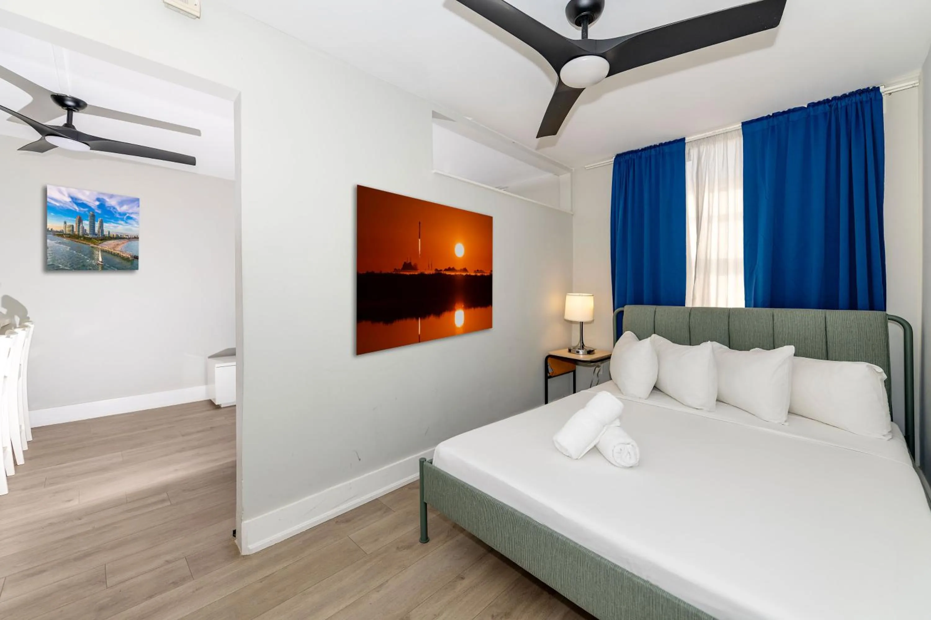 Bed in Sobe Apartments