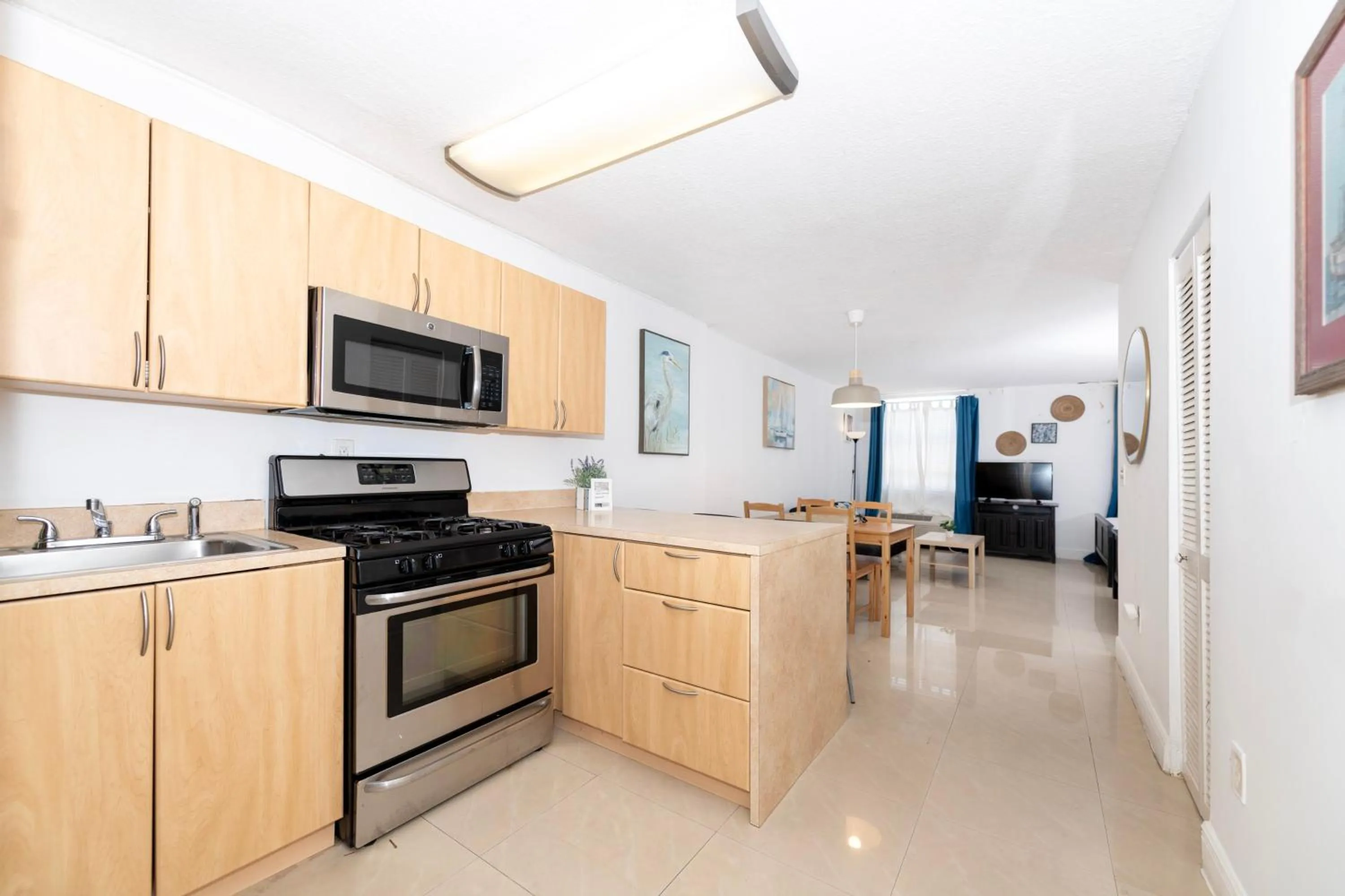 Kitchen or kitchenette in Sobe Apartments