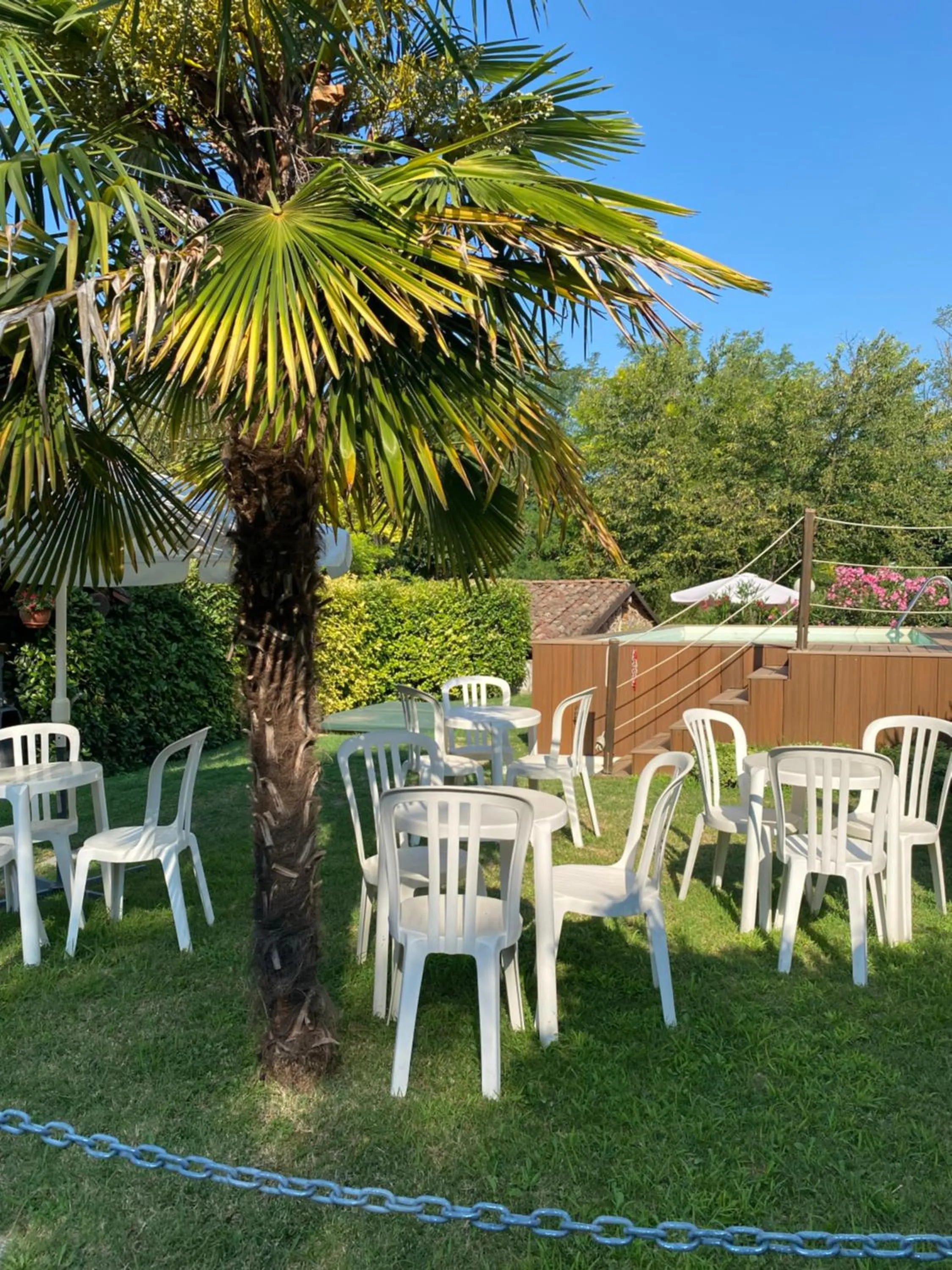 Garden view in Bed And Breakfast Olimpia