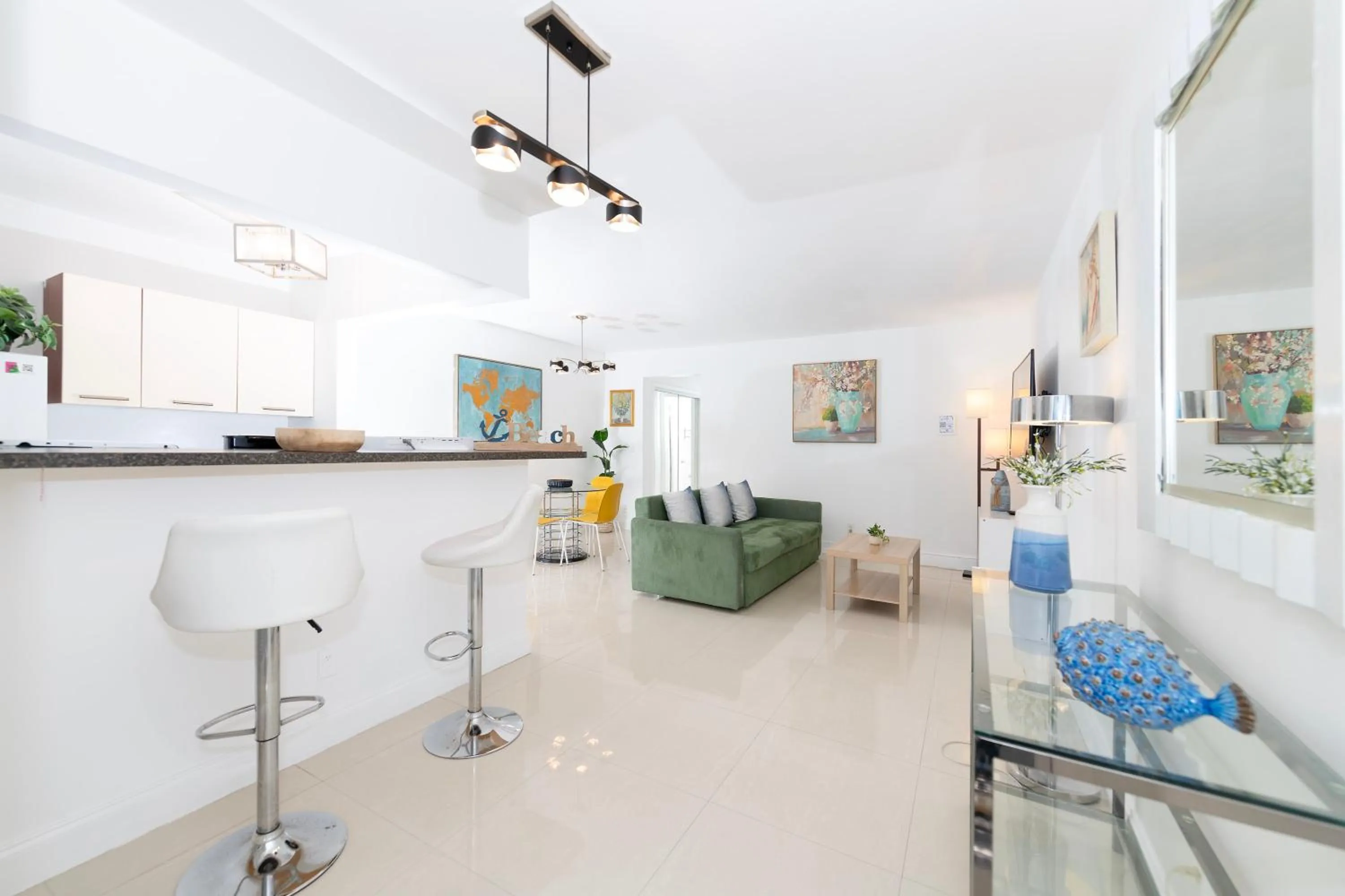 kitchen in Sofi Beach Apartments