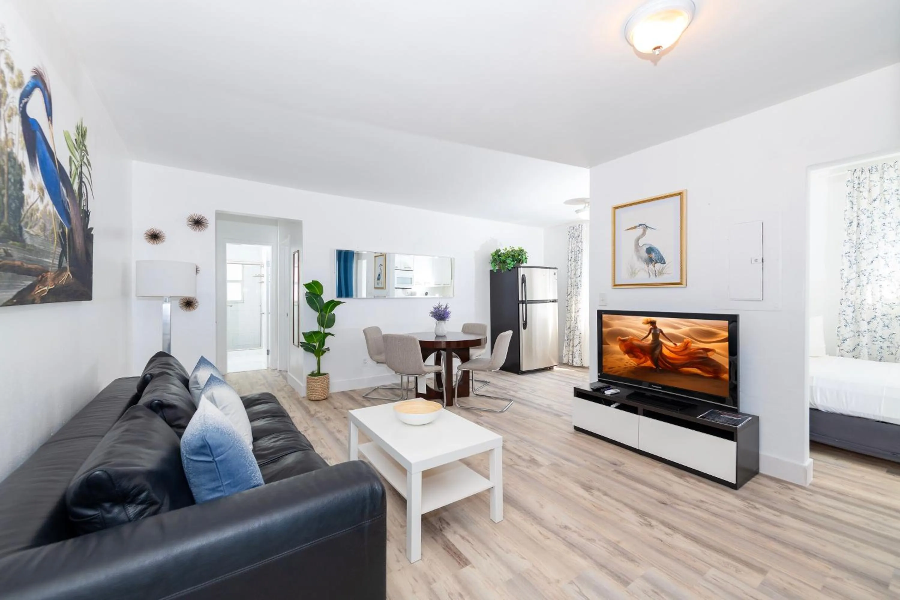 Living room in Sofi Beach Apartments