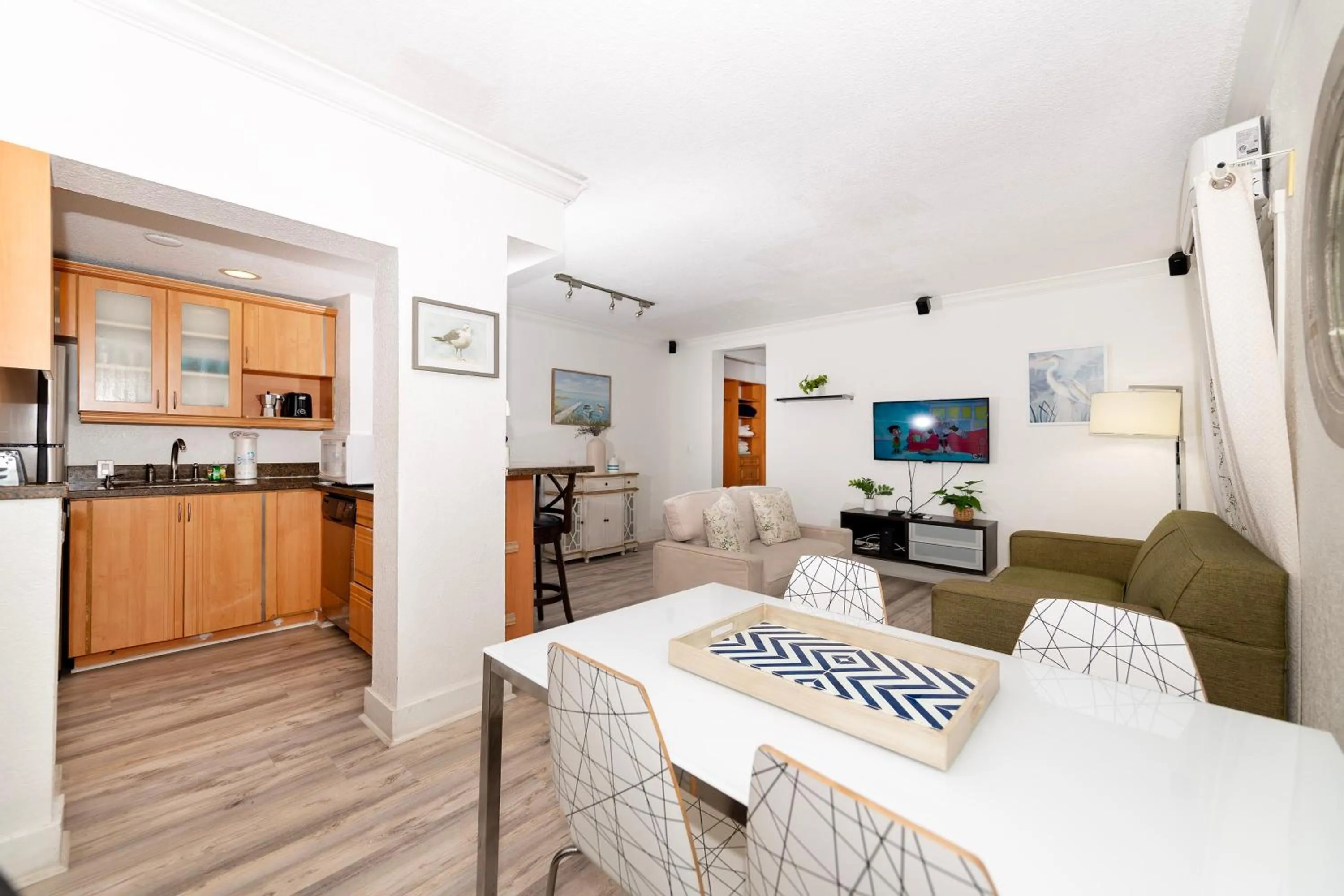 Living room in Sofi Beach Apartments