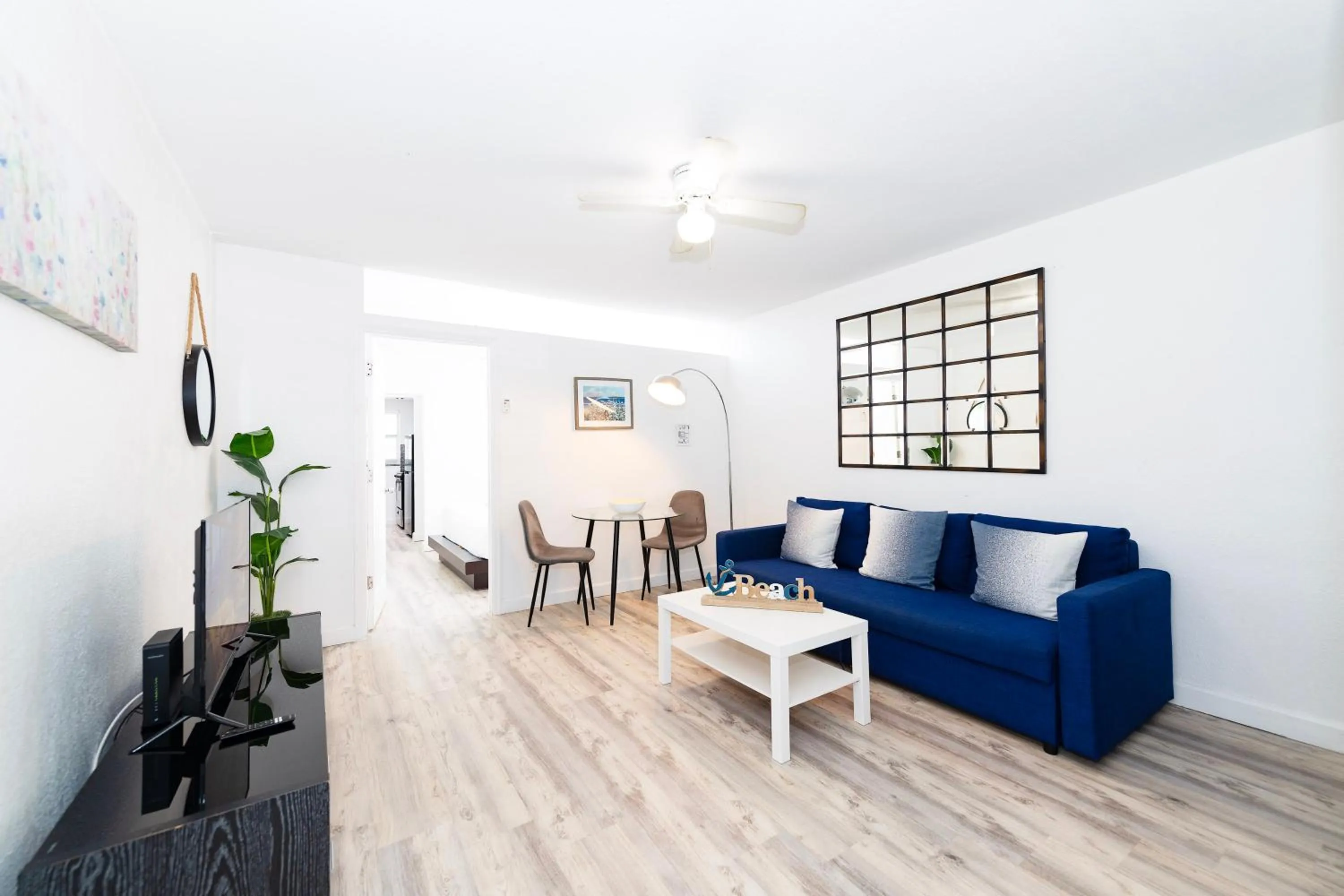 Living room in Sofi Beach Apartments