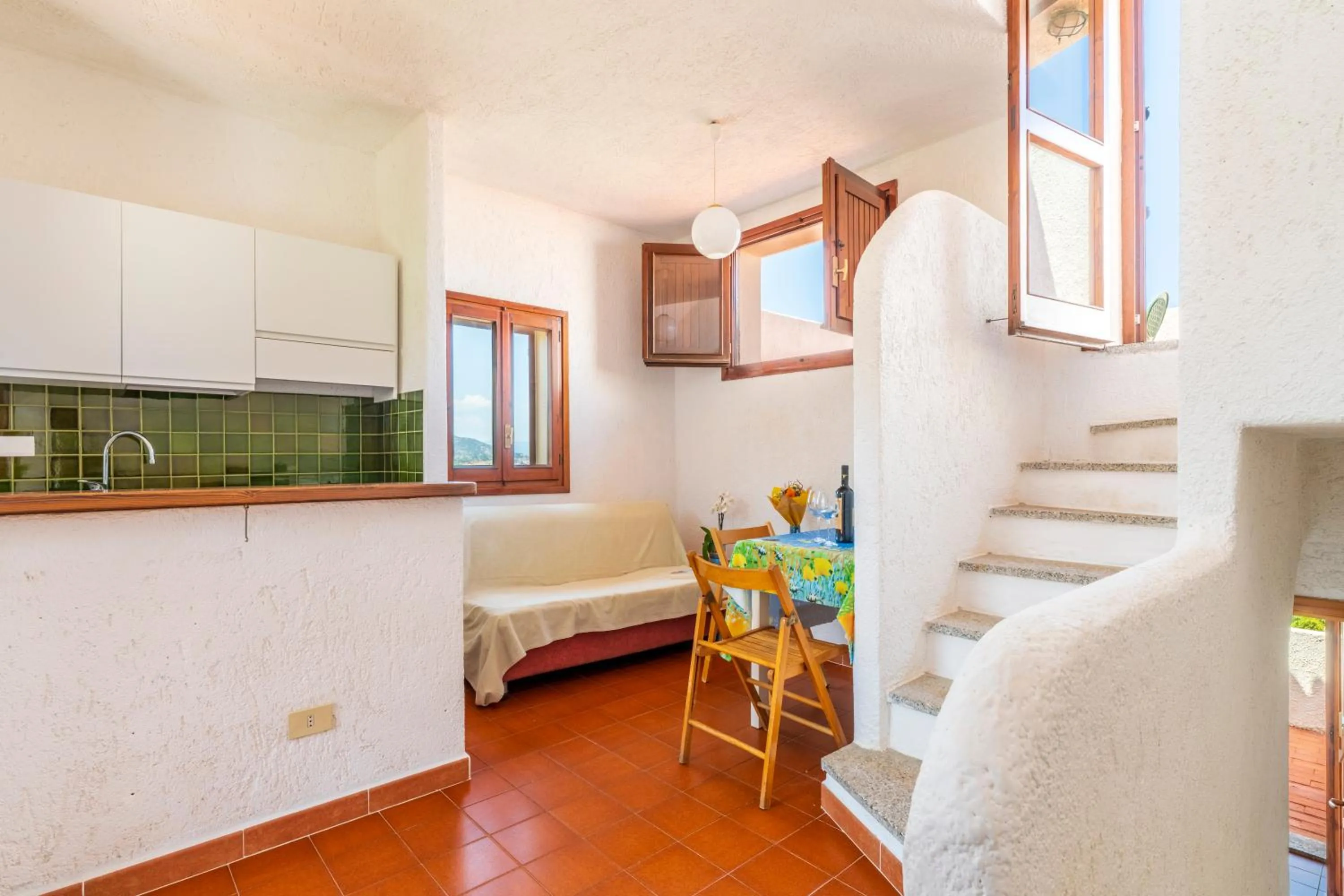 Living room in Residence Baia Santa Reparata