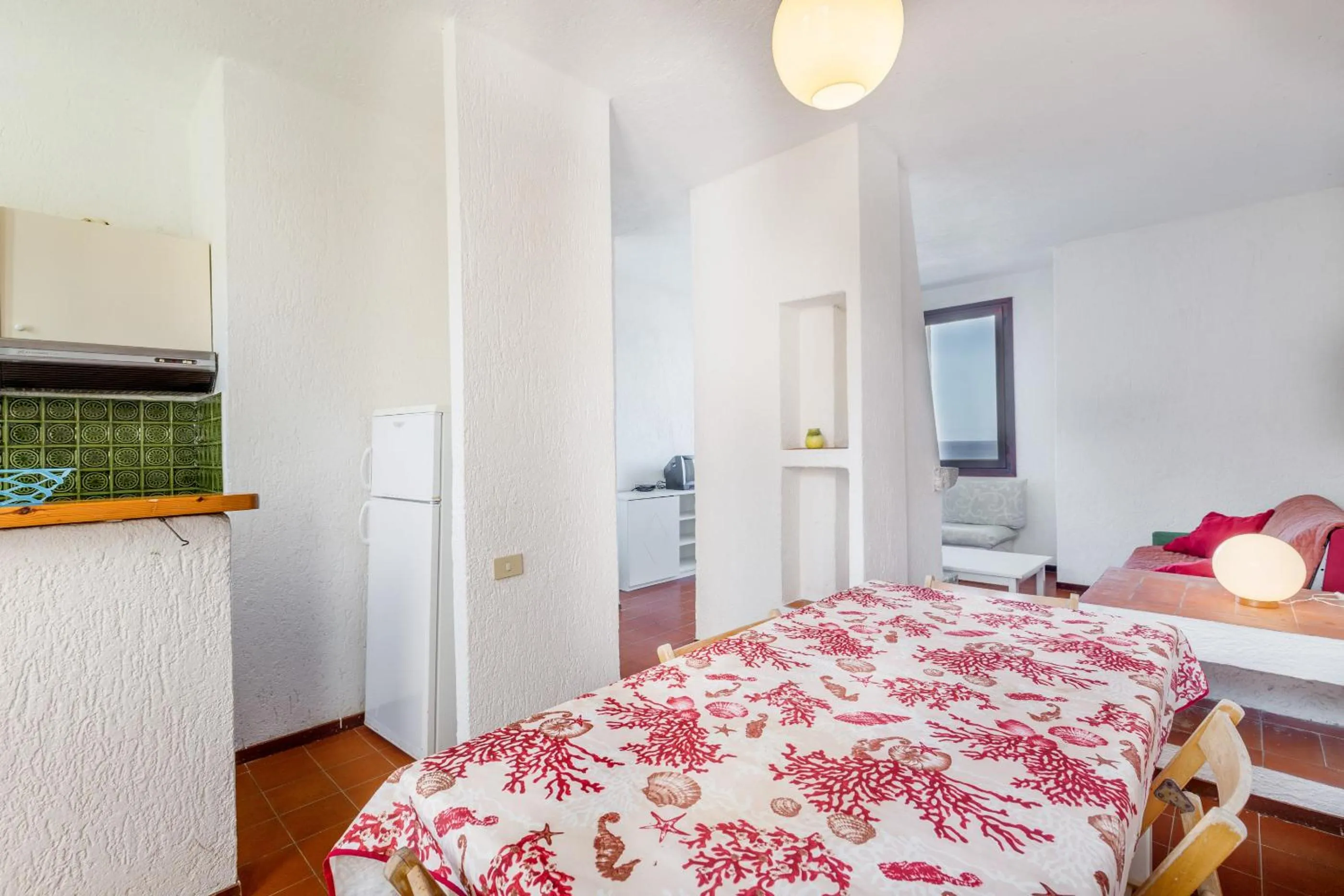 Dining area, Bed in Residence Baia Santa Reparata