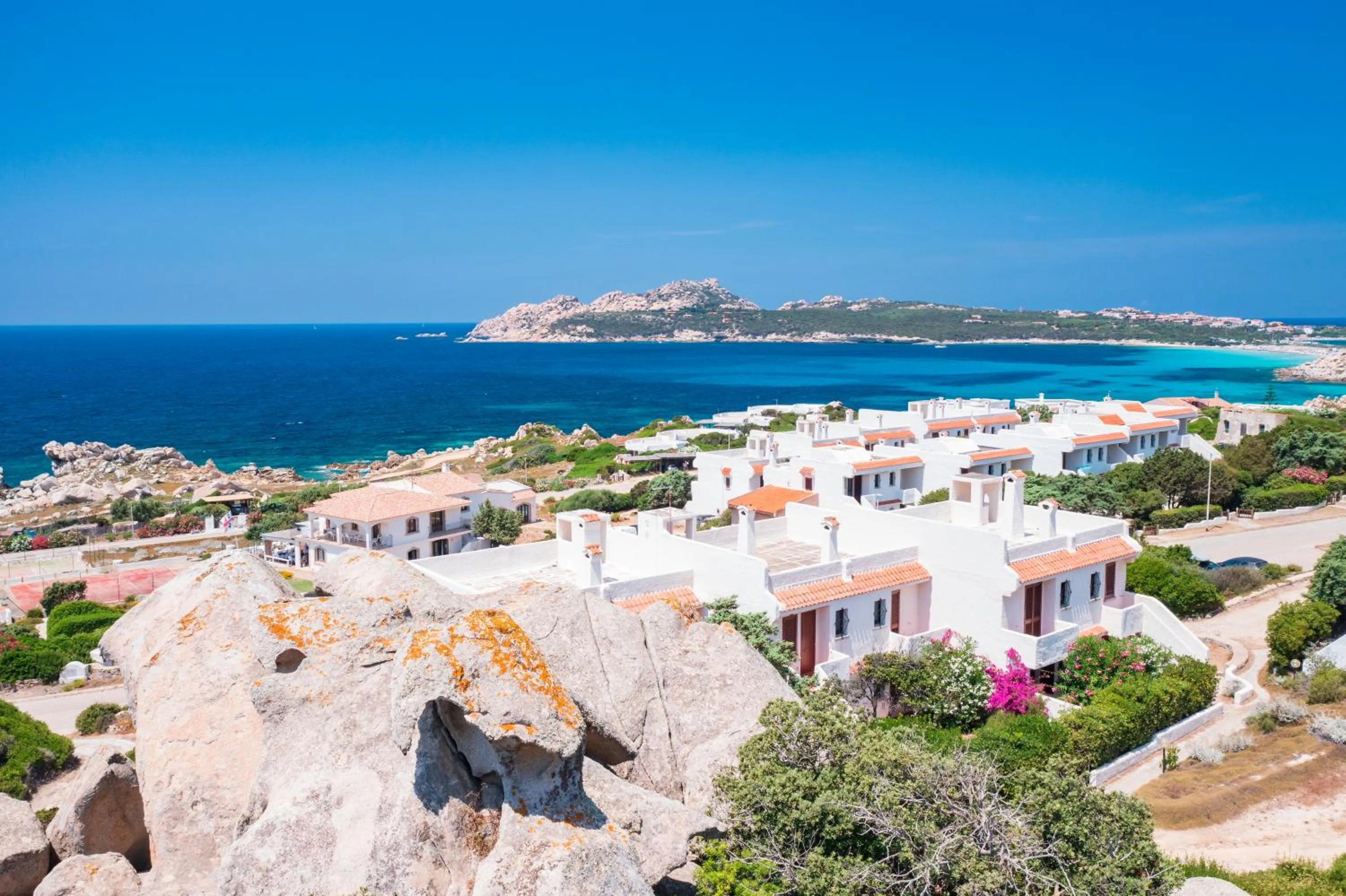 Bird's eye view in Residence Baia Santa Reparata