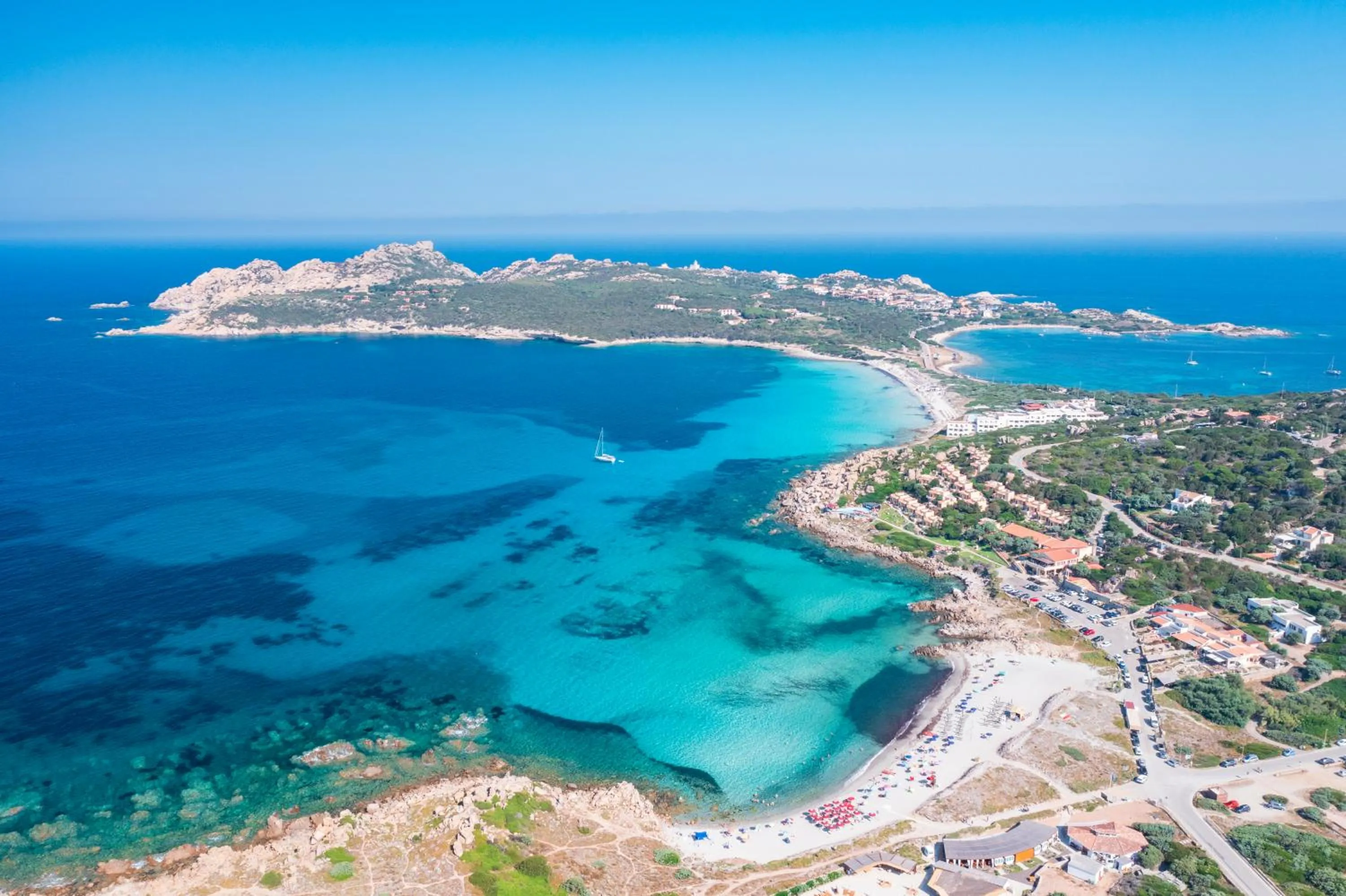Bird's eye view in Residence Baia Santa Reparata