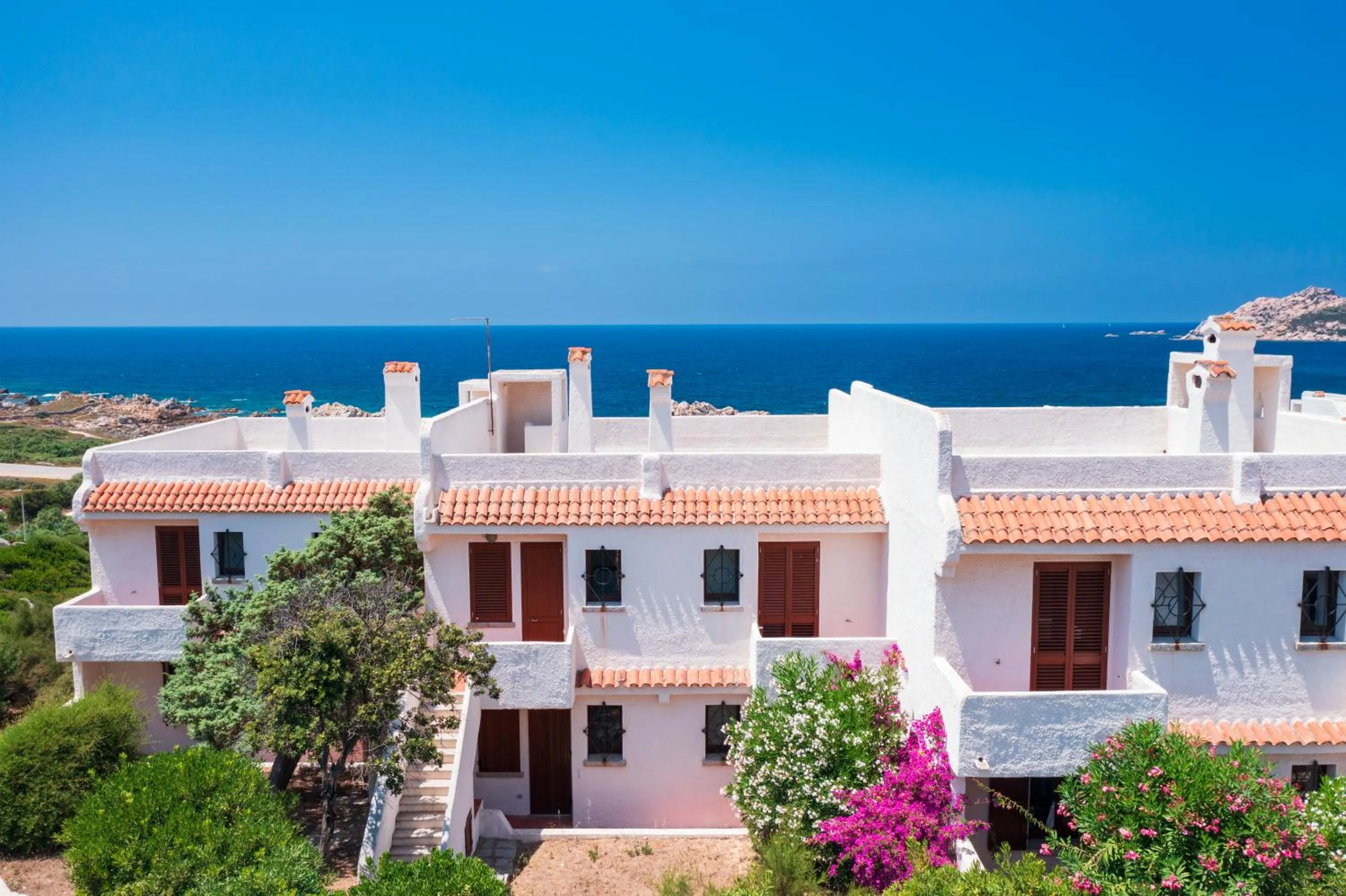 Bird's eye view in Residence Baia Santa Reparata