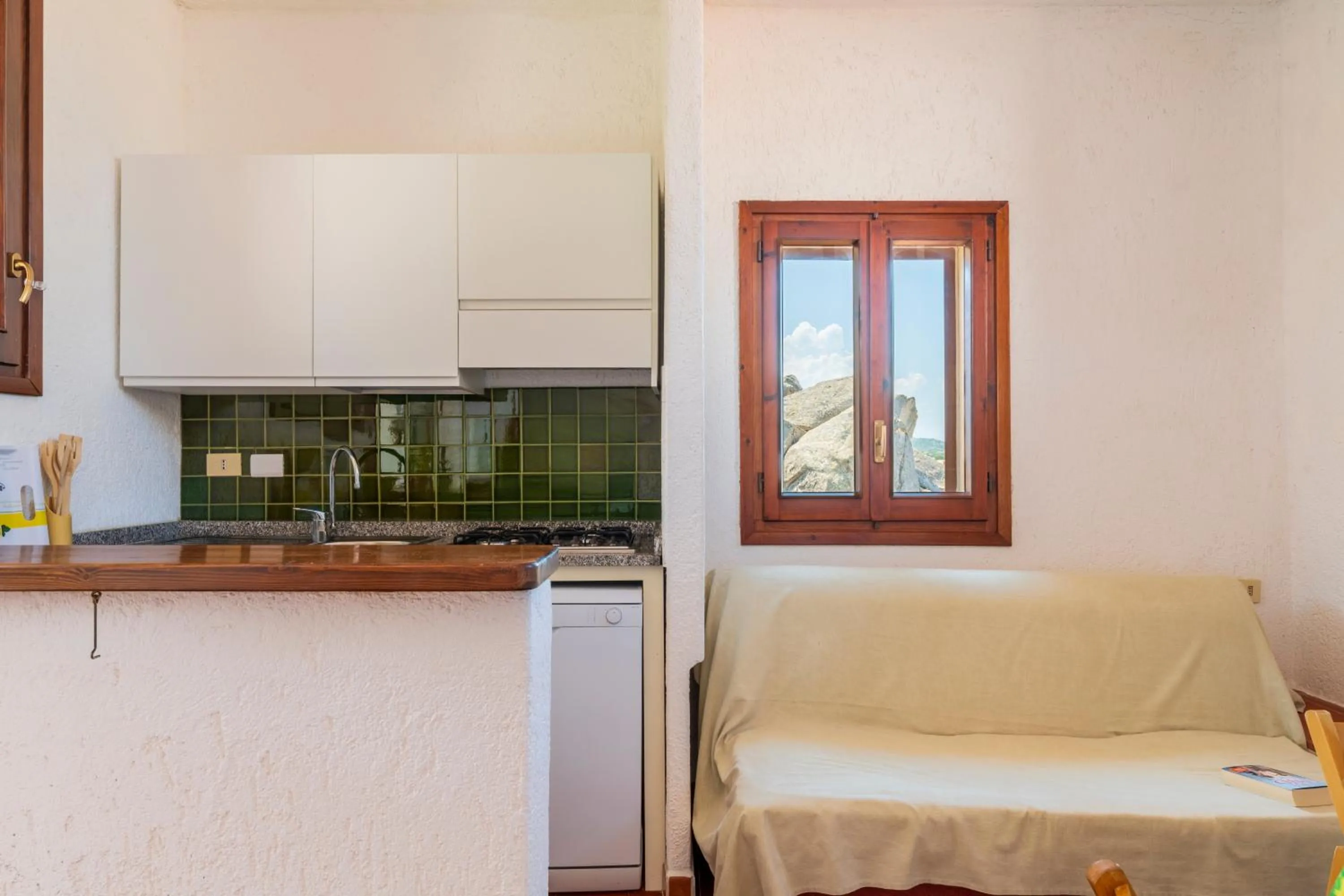 Living room in Residence Baia Santa Reparata