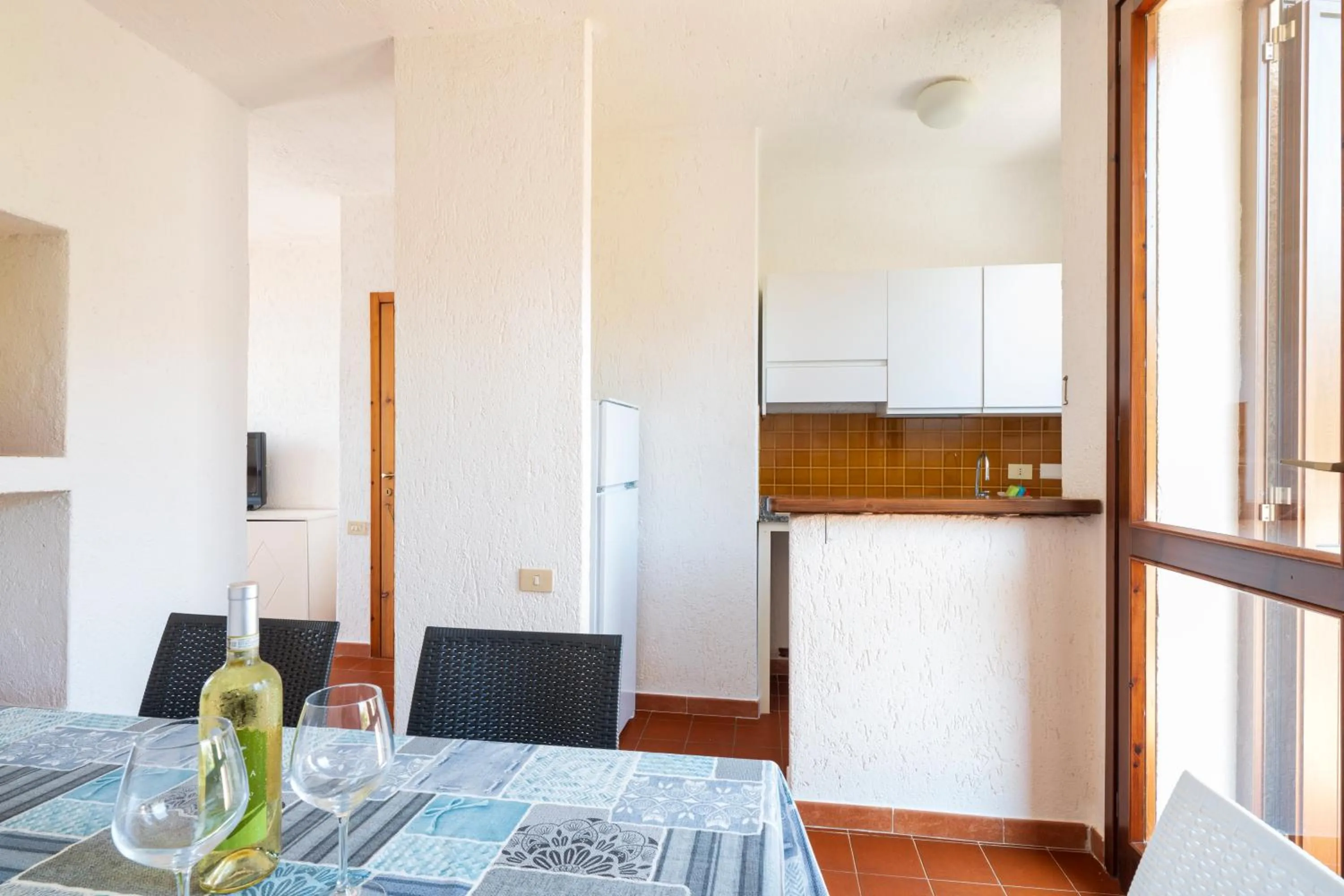 Kitchen or kitchenette in Residence Baia Santa Reparata
