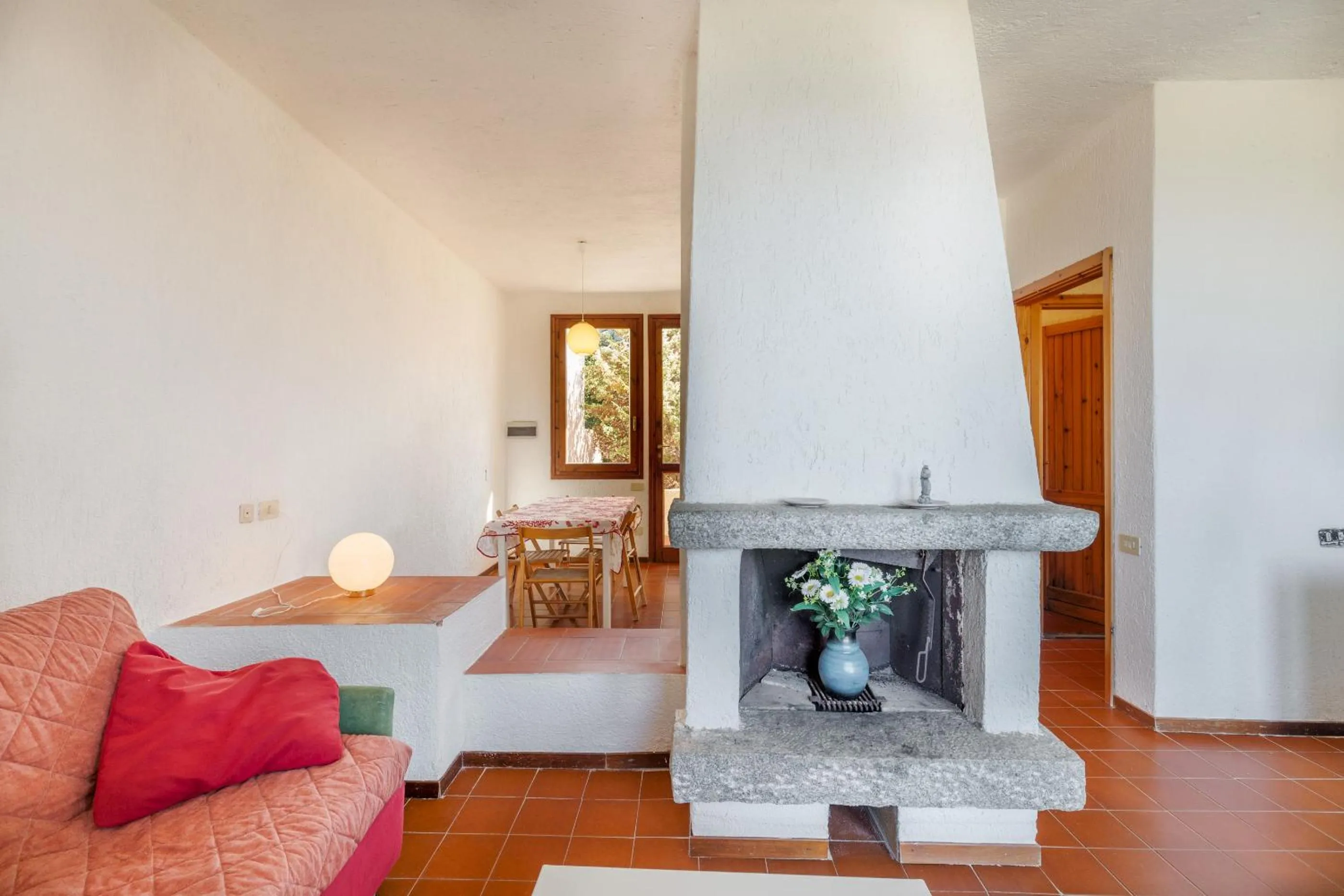 Living room in Residence Baia Santa Reparata