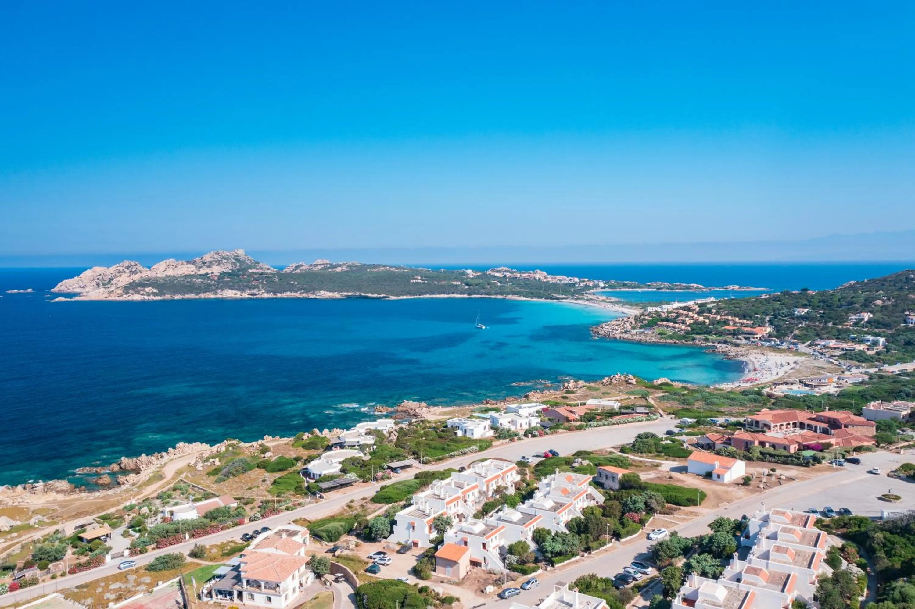 Bird's eye view in Residence Baia Santa Reparata